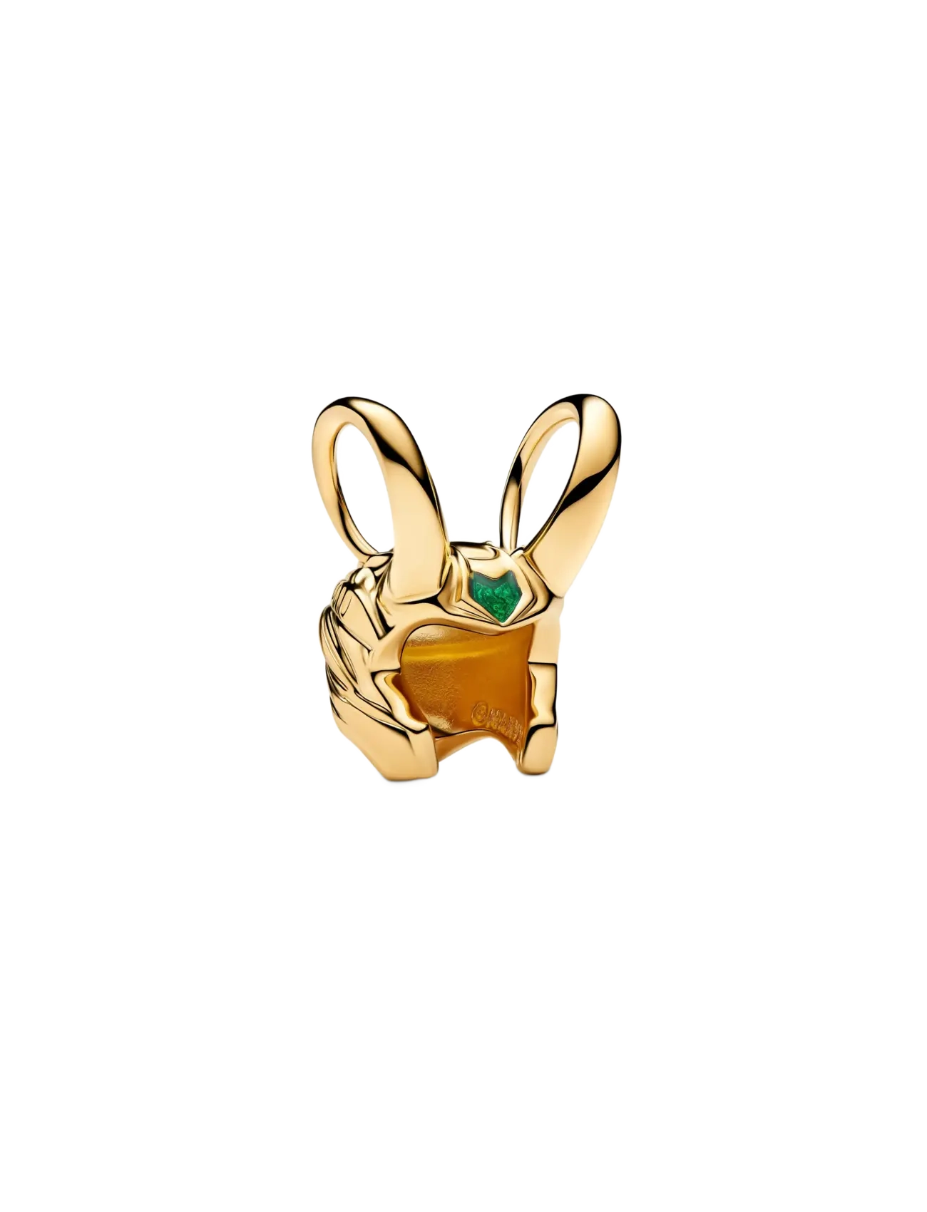 Pandora Disney Marvel Loki Helmet Charm - Schmuck - GREEN / gold