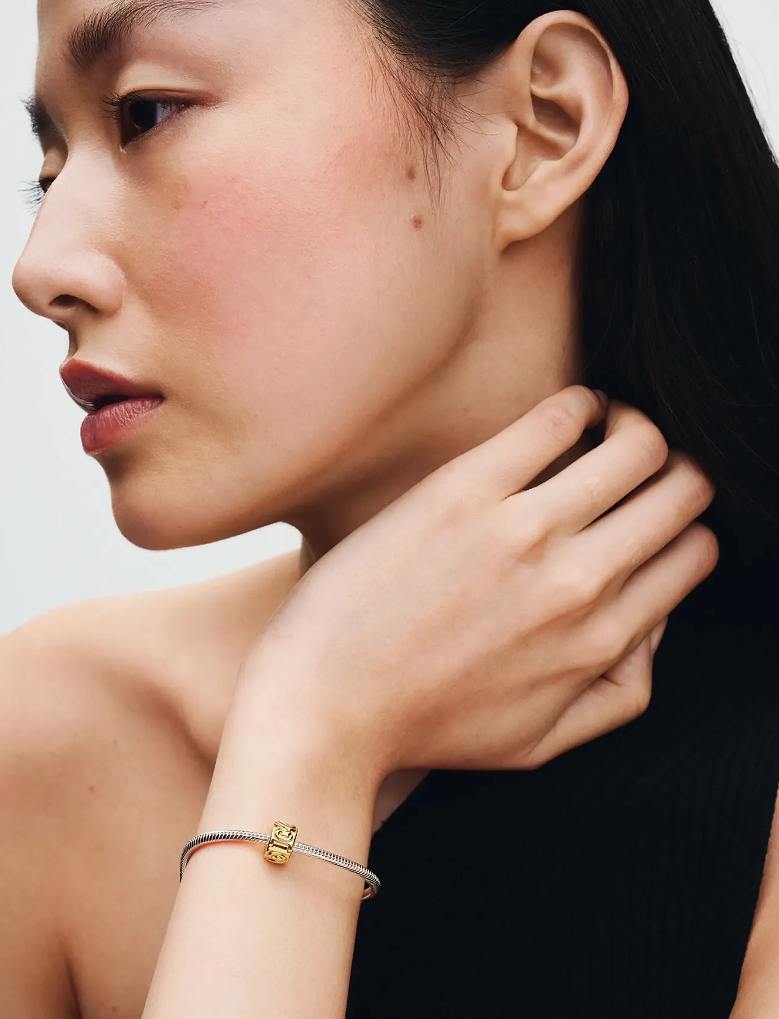 Pandora Knotted Hearts 14K Gold-Plated Clip, One Size, Gold, Smykker > Vedhæng, Dame
