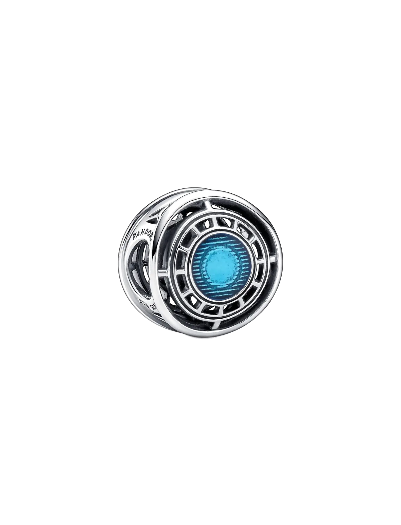 Marvel Arc Reactor sterling silver charm with blue enamel - BLUE