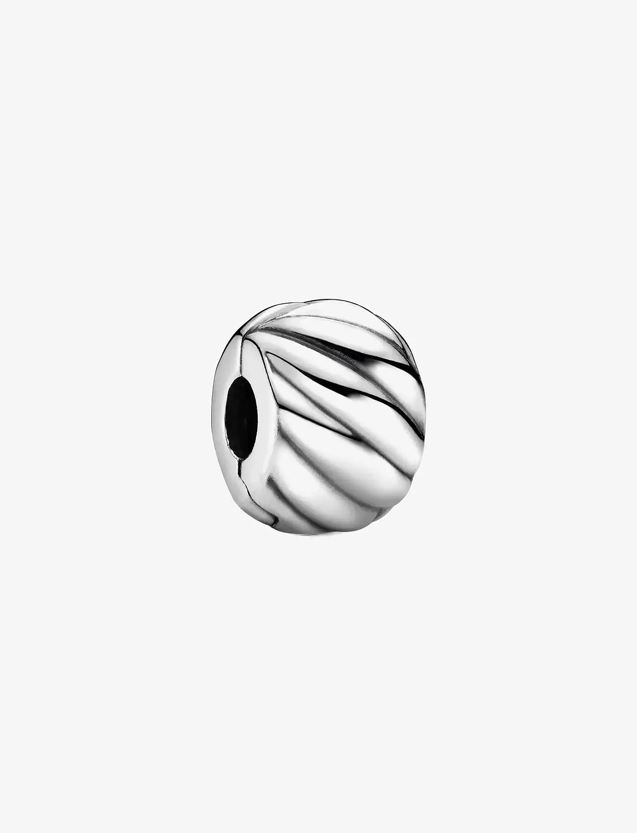 Pandora - Abstract silver clip - pendants - no color - 1