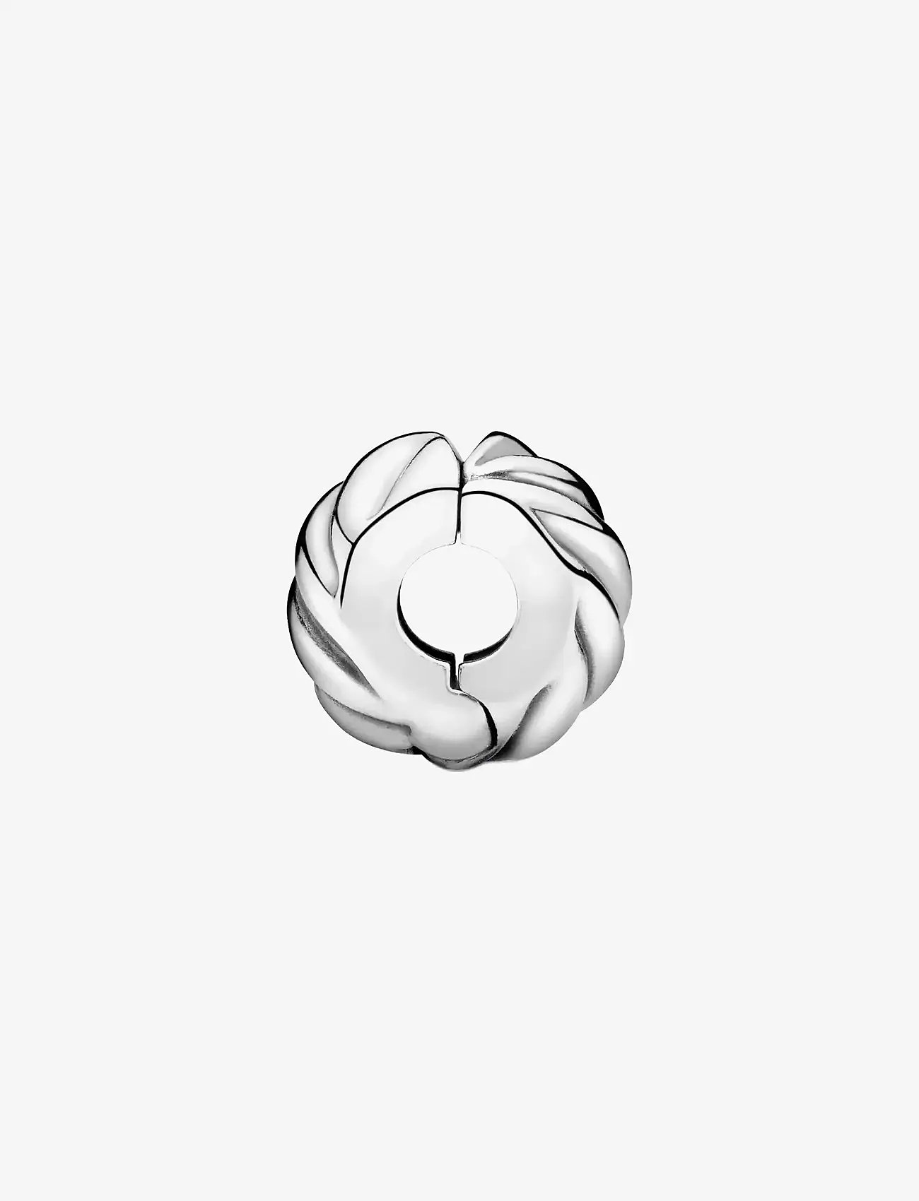 Pandora - Abstract silver clip - pendants - no color - 2