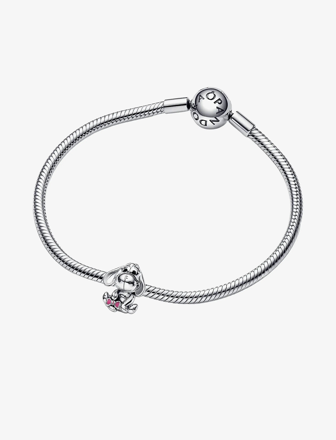 Pandora - Disney Eyore sterling silver charm with pink and black enamel - vedhæng - multicolor - 3