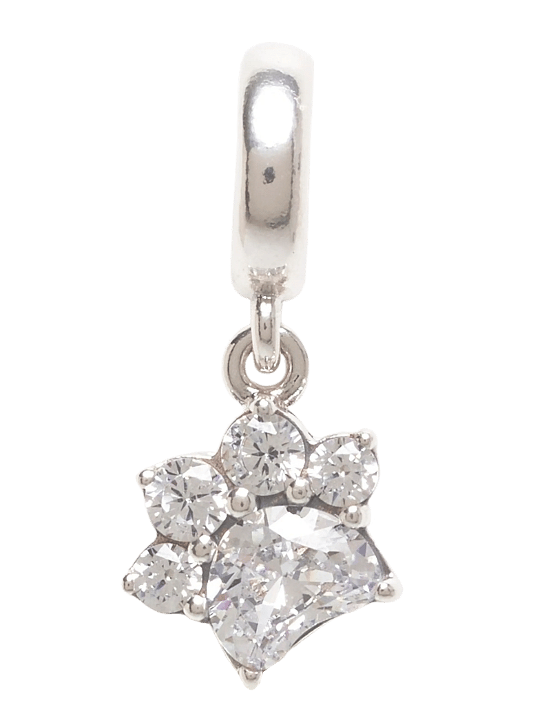 Pandora - Paw sterling silver dangle with clear cubic zirconia - anhänger - clear - 0