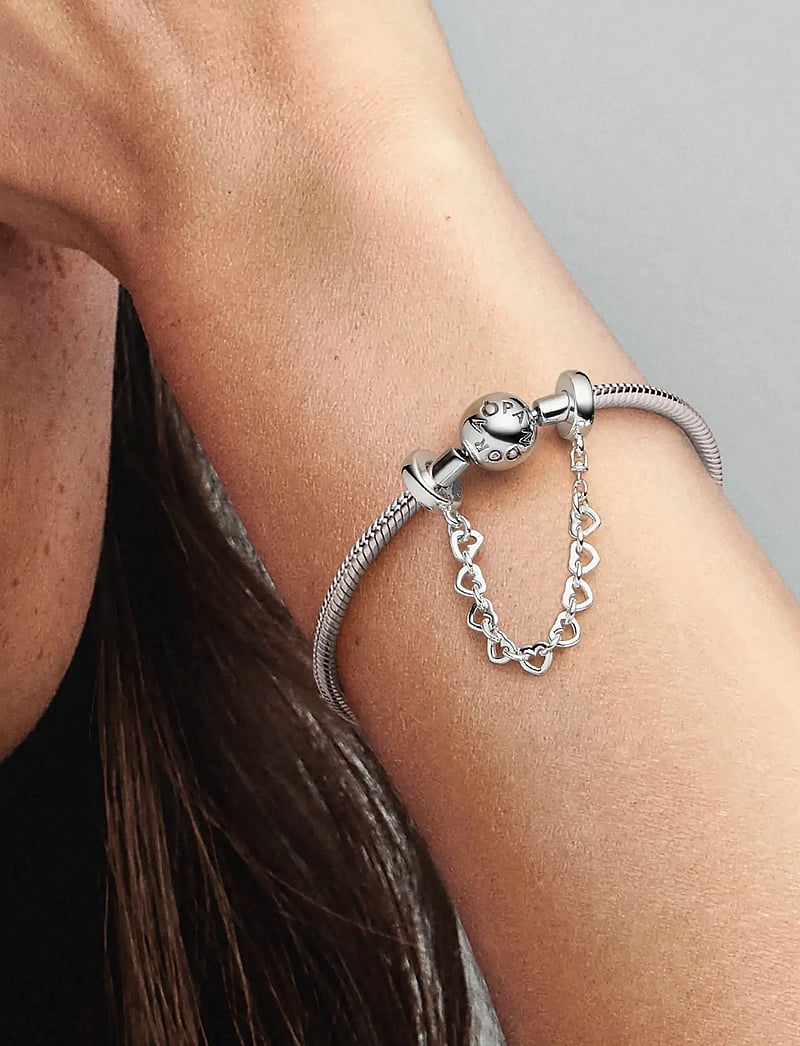 Pandora - Sterling silver safety chain - anhänger - no color - 3