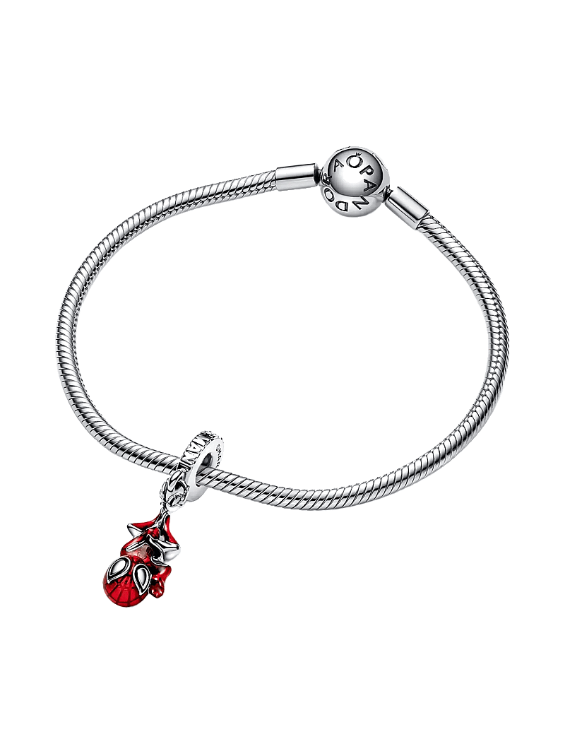 Pandora - Marvel Spider-Man sterling silver dangle with black and transparent red enamel - ripatsid - red - 3
