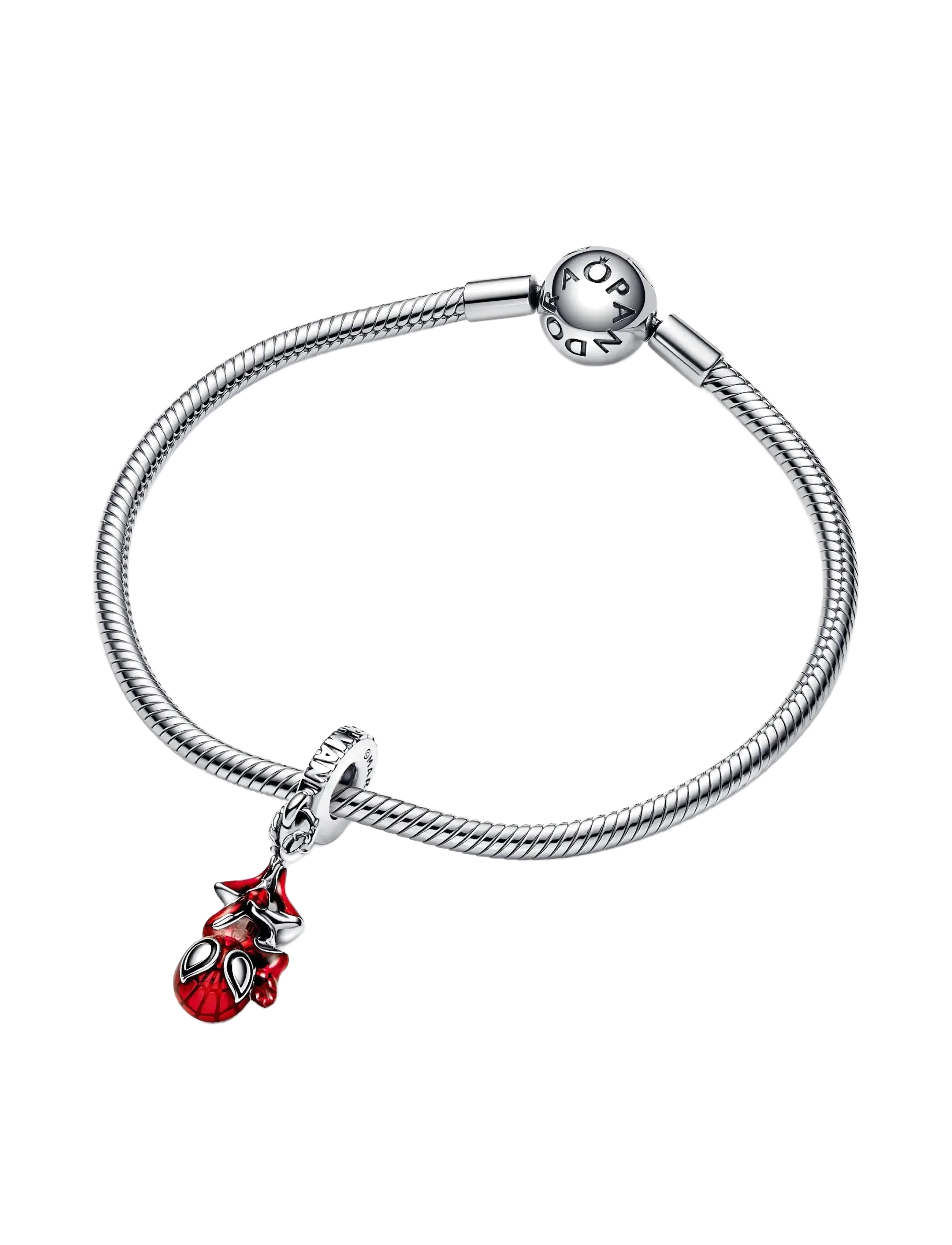 Pandora - Marvel Hanging Spider-Man Dangle Charm - anhänger - red - 3