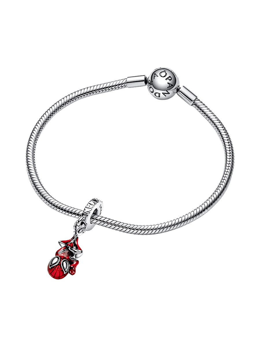 Pandora - Marvel Hanging Spider-Man Dangle Charm - anhänger - red - 3