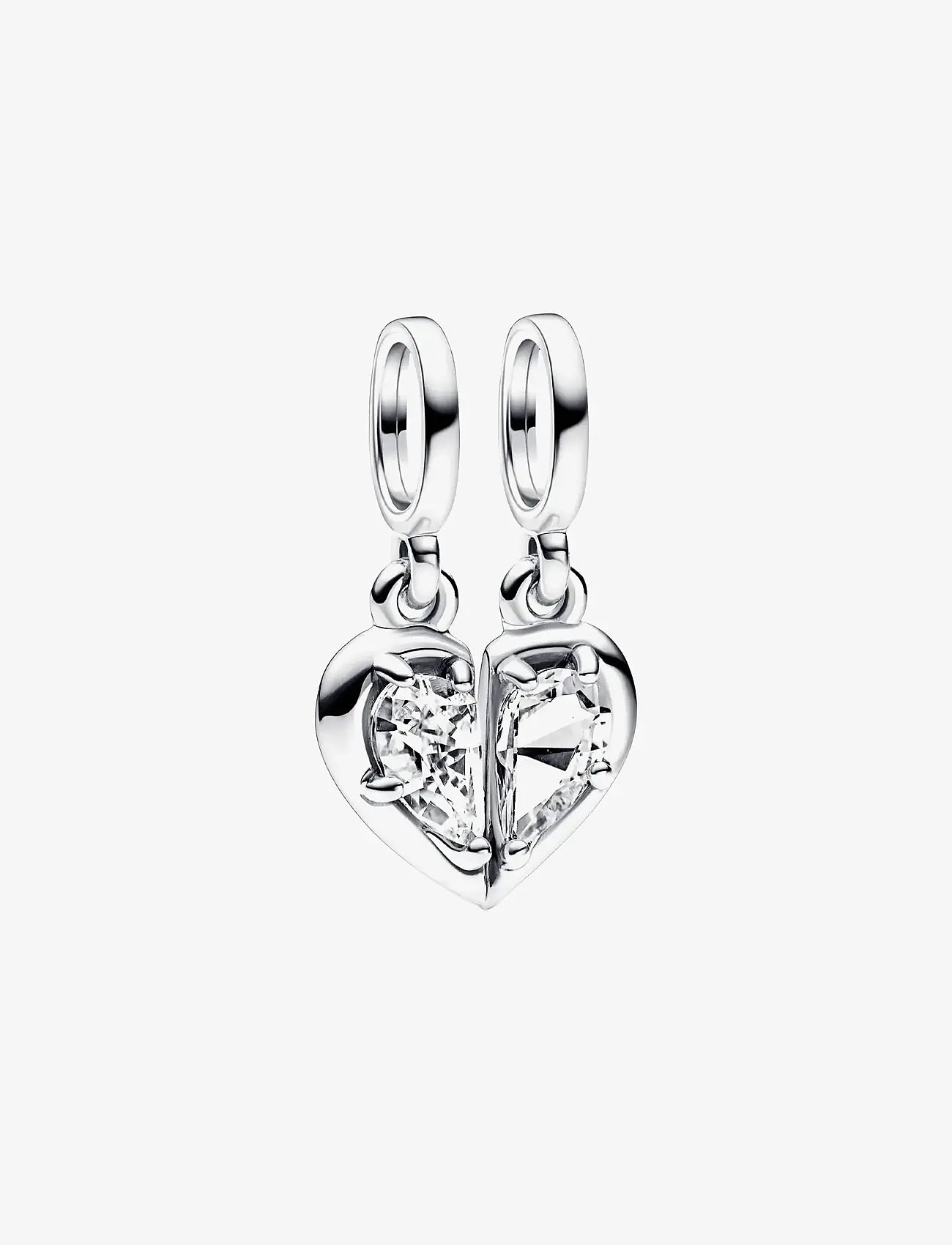 Pandora - Splittable Mother & Daughter Dangle Charm - vedhæng - clear - 1