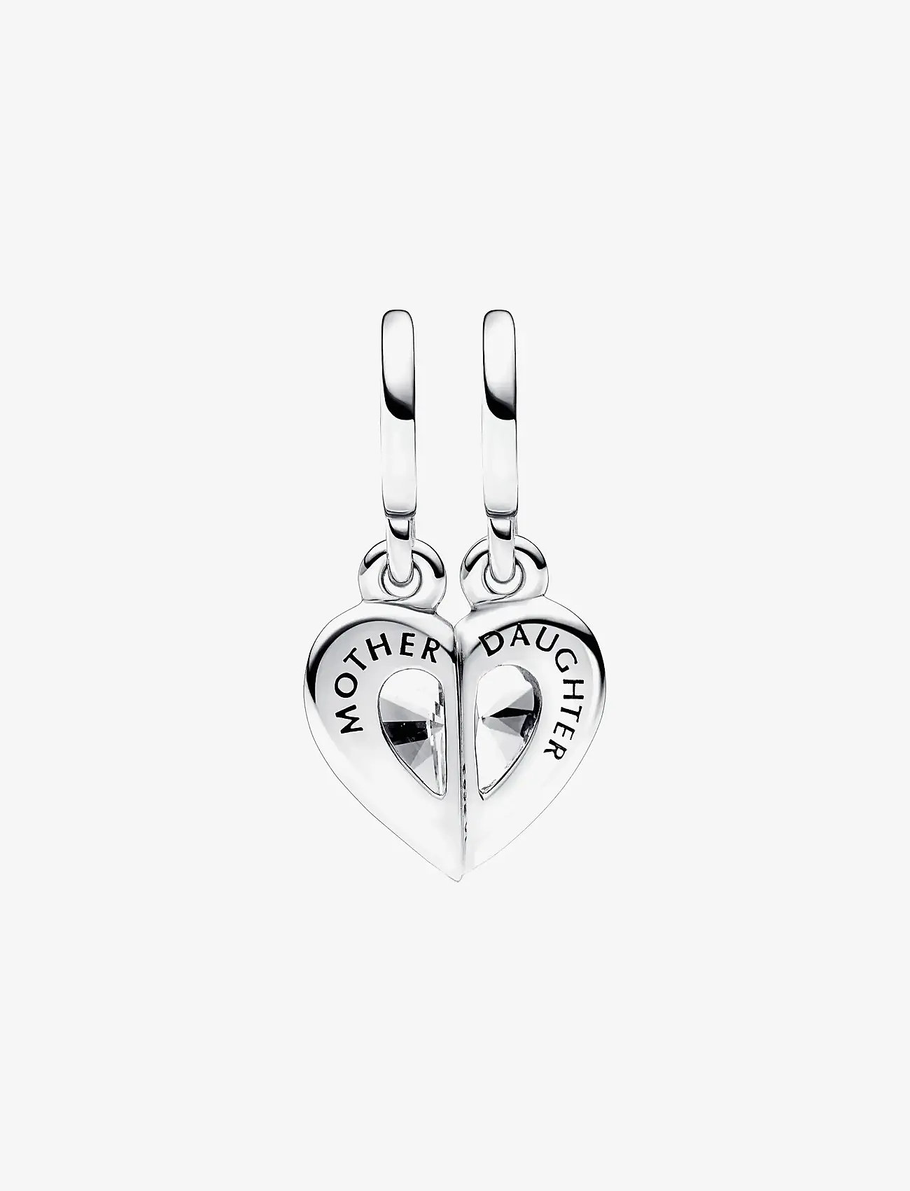Pandora - Splittable Mother & Daughter Dangle Charm - vedhæng - clear - 2