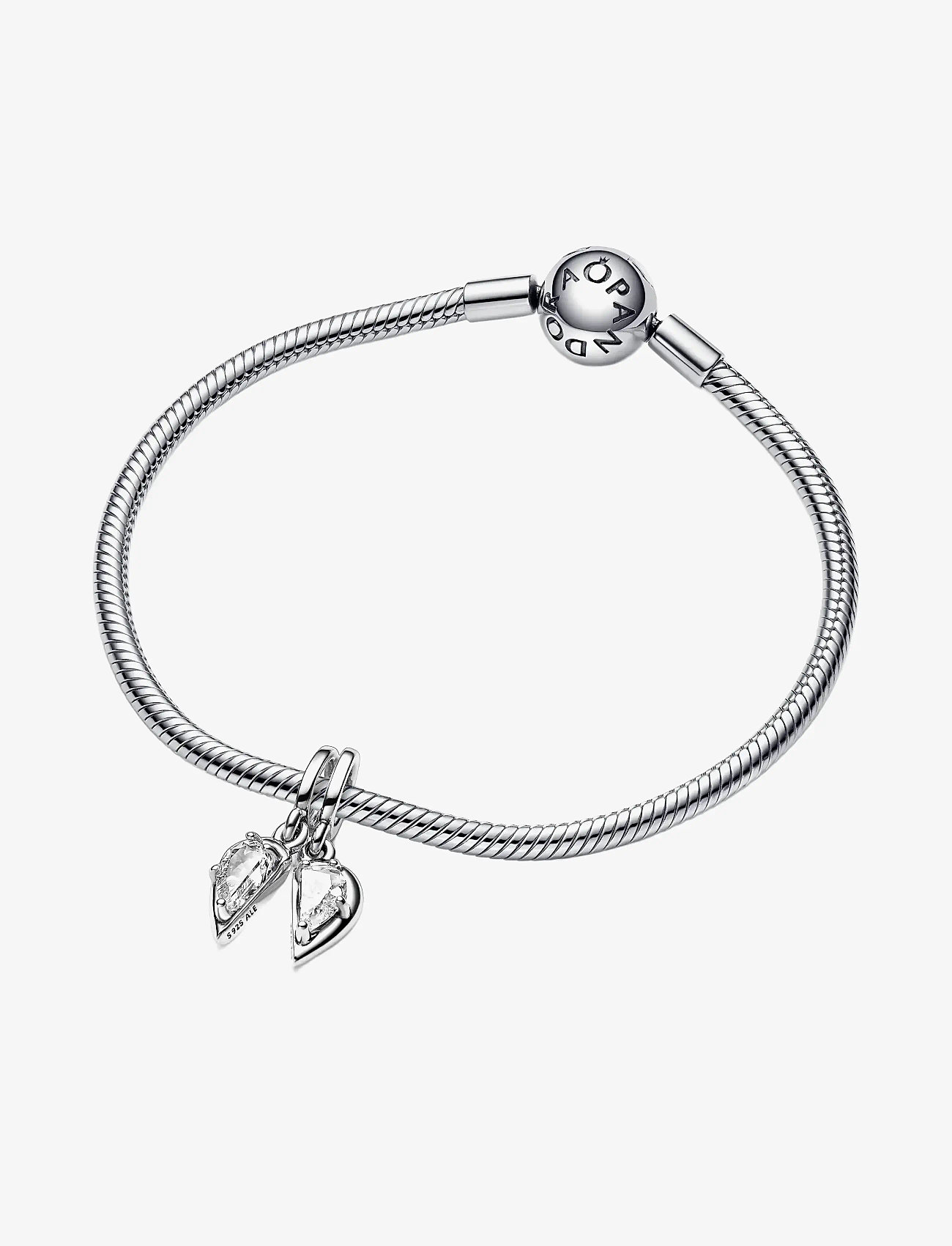 Pandora - Splittable Mother & Daughter Dangle Charm - vedhæng - clear - 3