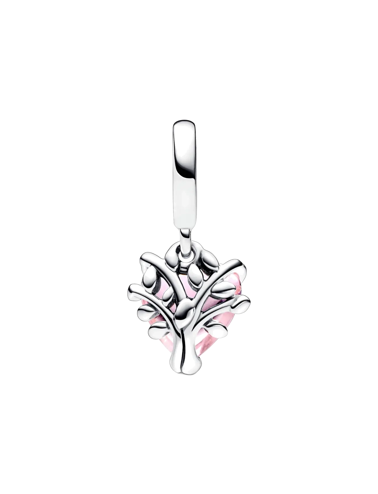 Pandora - Family tree sterling silver dangle with fancy fairy tale pink cubic zirconia and rose shadow pink cr - pendentifs - pink - 2
