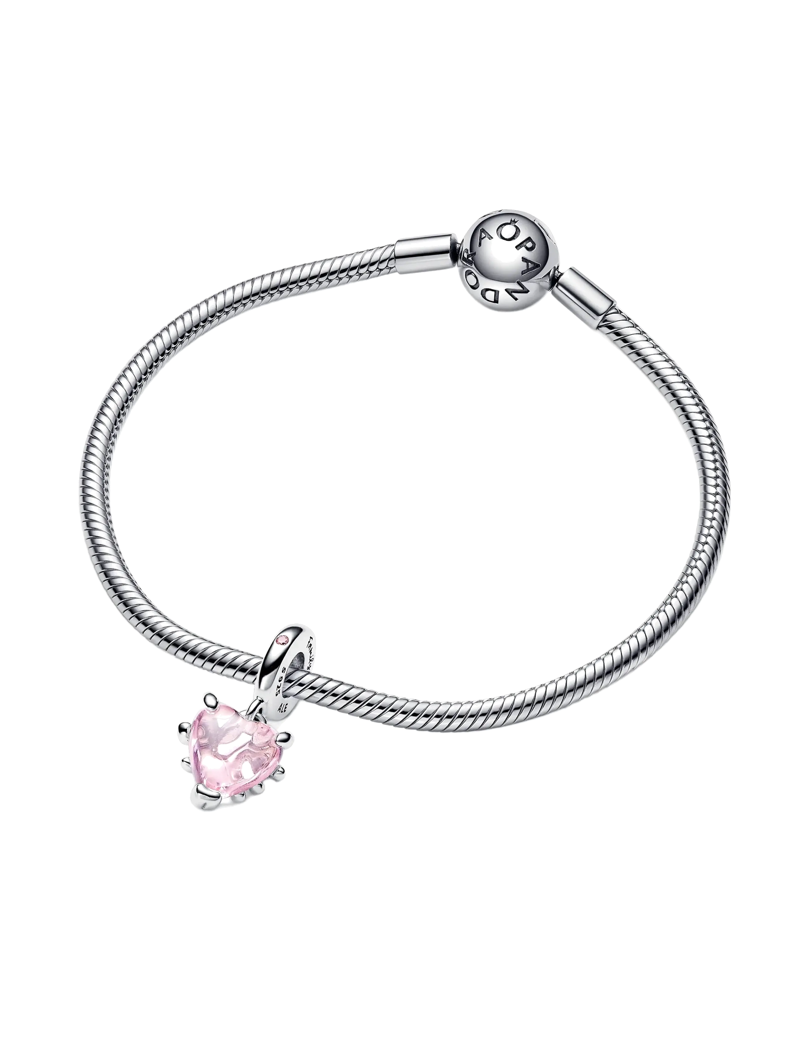 Pandora - Family tree sterling silver dangle with fancy fairy tale pink cubic zirconia and rose shadow pink cr - pendentifs - pink - 3