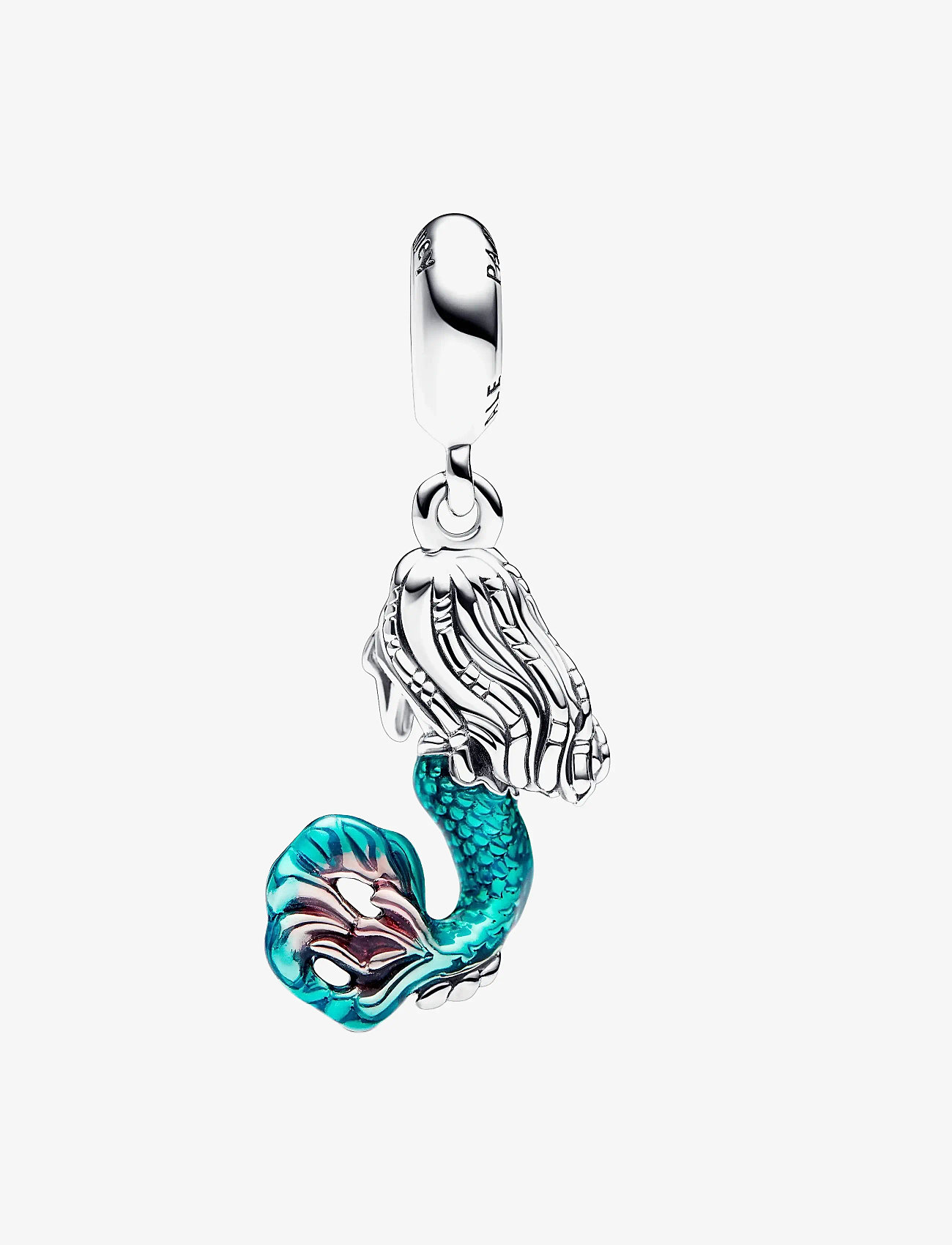 Pandora - Disney The Little Mermaid Ariel sterling silver dangle with auro borealis clear cubic zirconia, tran - hängen & berlocker - turquoise - 2