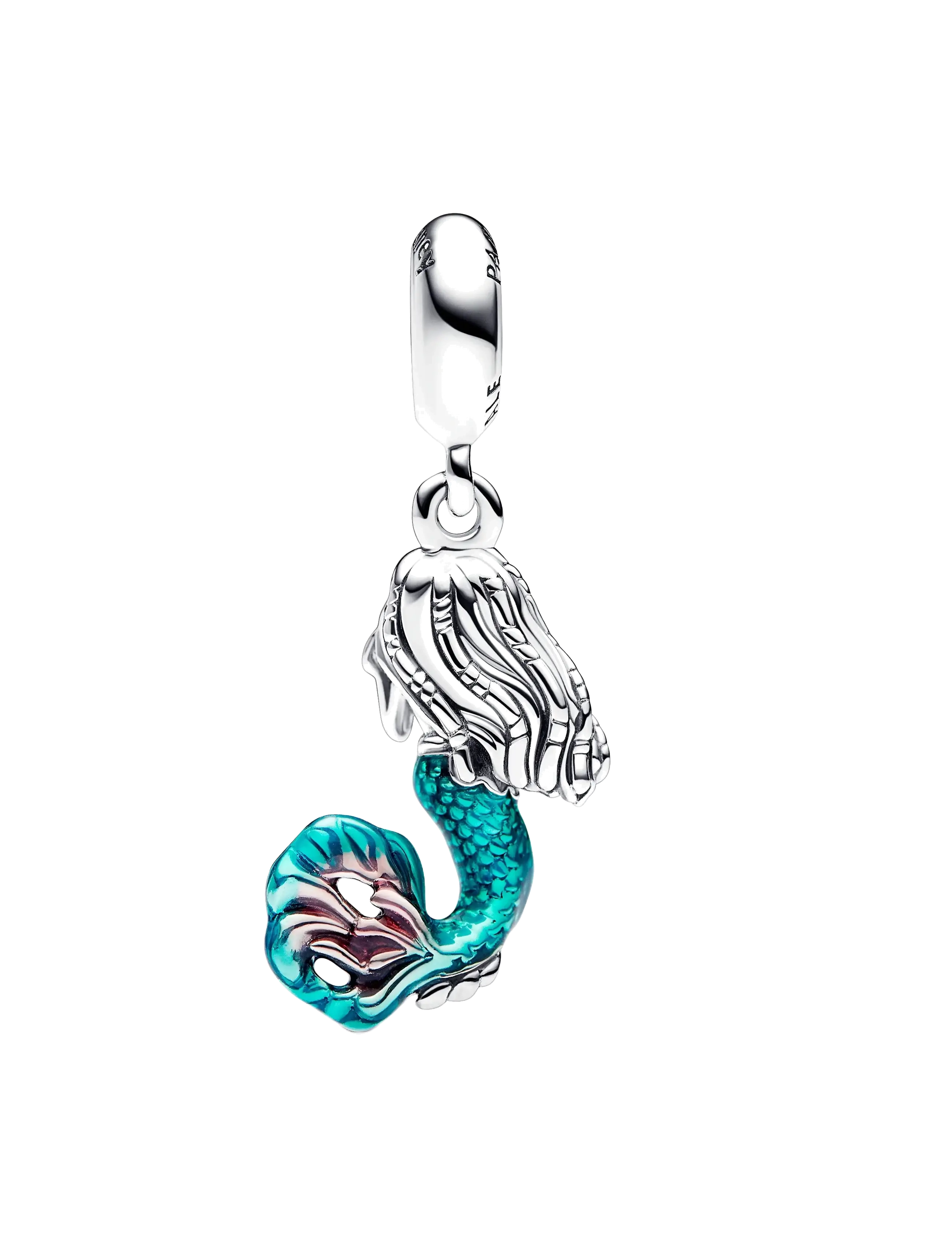 Pandora - Disney The Little Mermaid Ariel sterling silver dangle with auro borealis clear cubic zirconia, tran - pendentifs - turquoise - 2