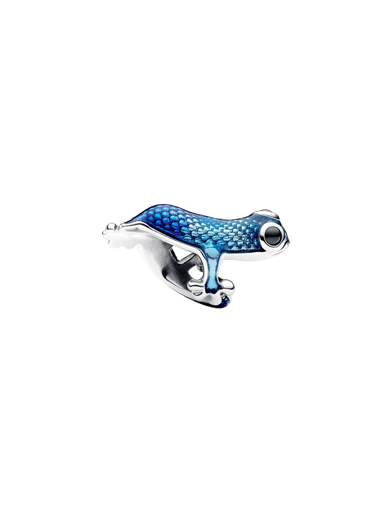 Pandora - Metallic Blue Gecko Charm - pendentifs - blue - 2