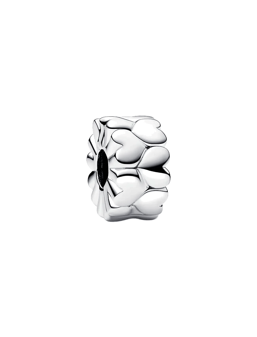 Pandora - Hearts sterling silver clip - pendentifs - no color - 1