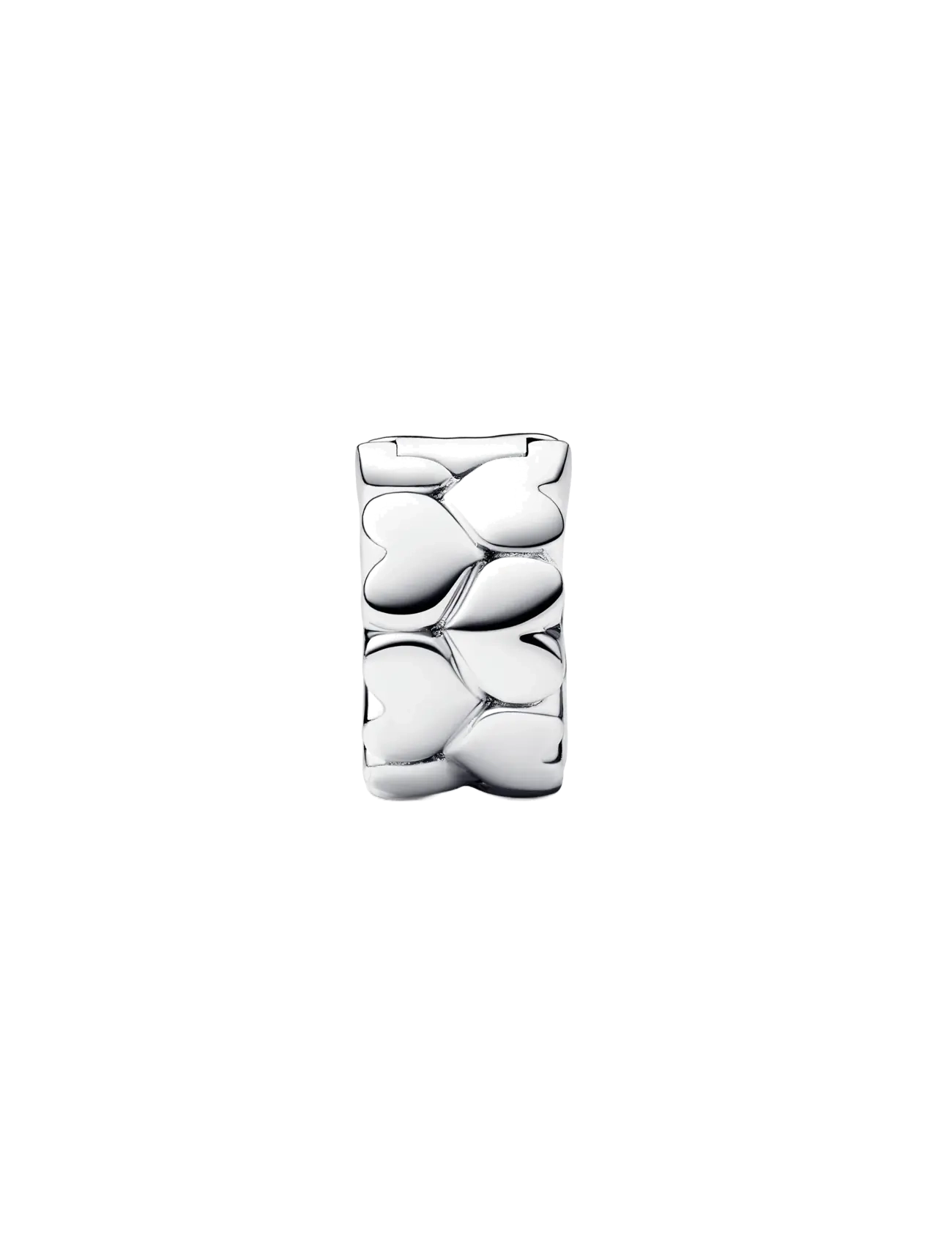 Pandora - Hearts sterling silver clip - pendentifs - no color - 2