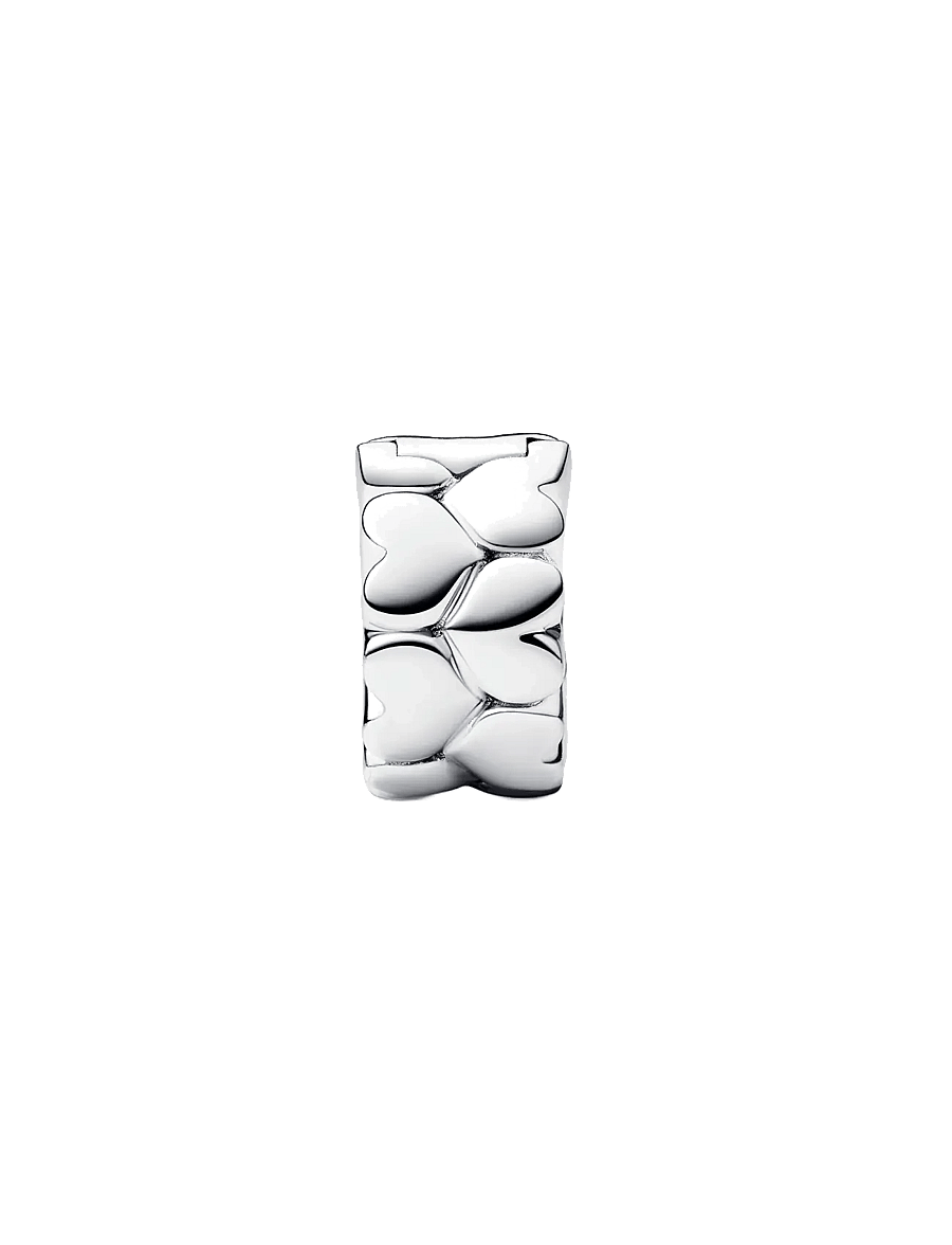 Pandora - Hearts sterling silver clip - pendentifs - no color - 2