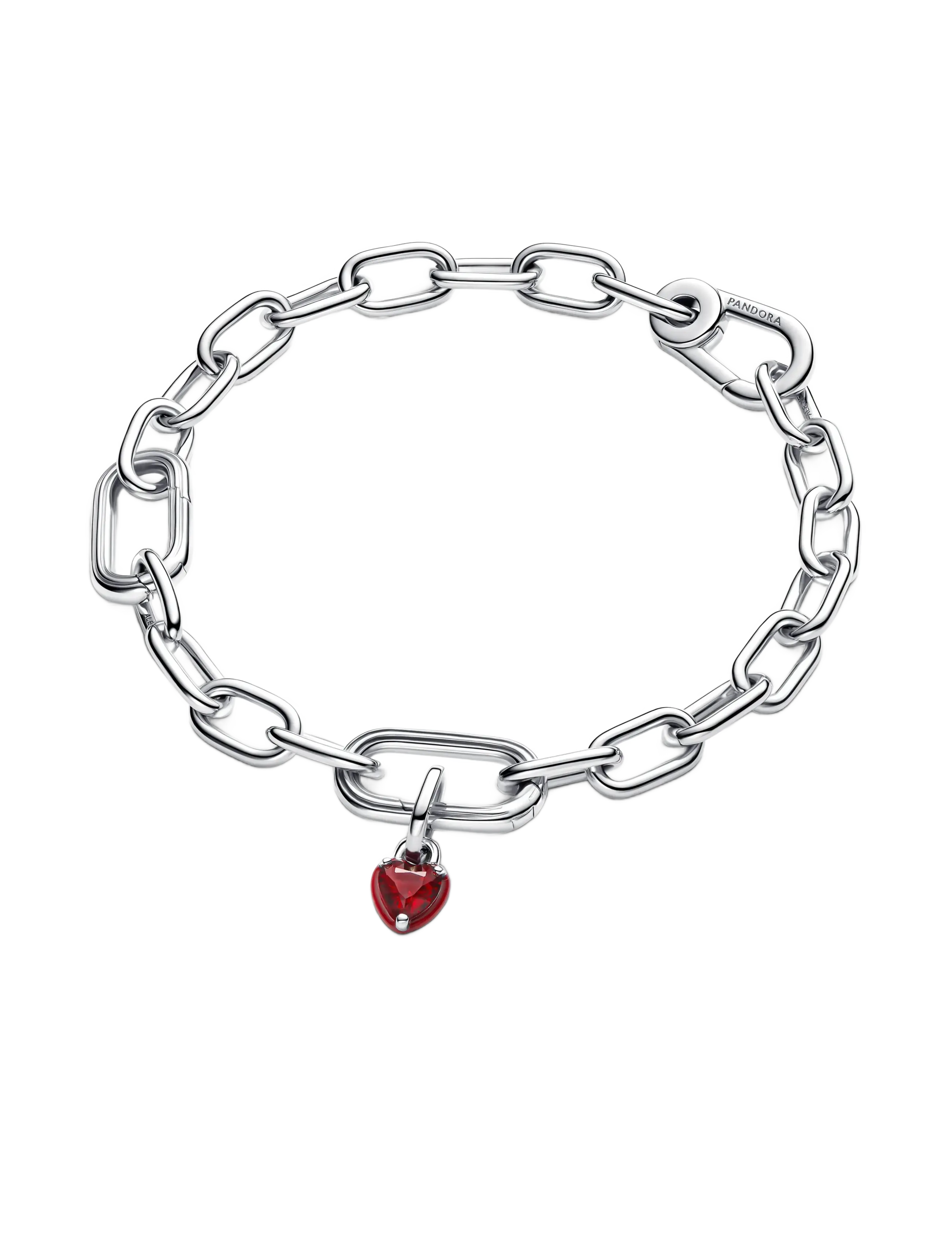 Pandora - Red Chakra Heart Mini Dangle Charm - pendants - red - 3