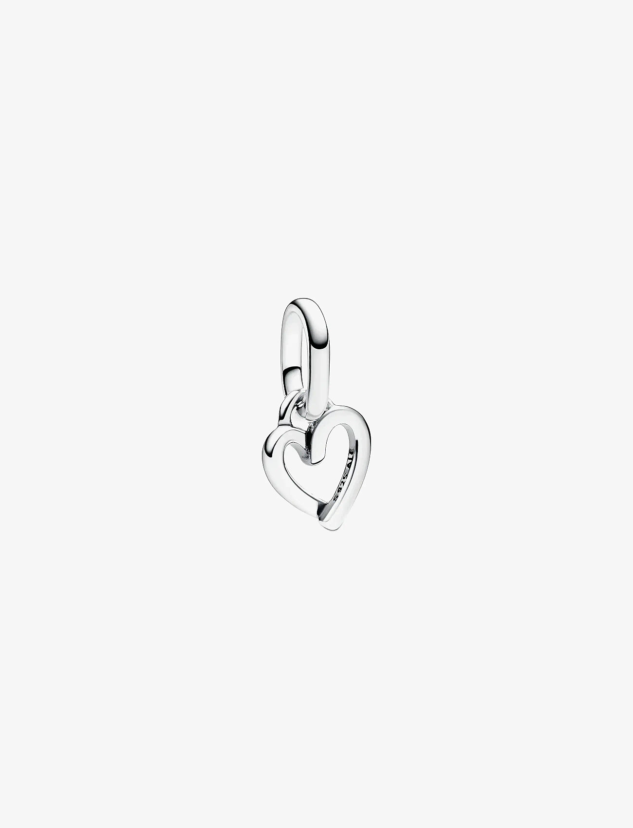 Pandora - Heart sterling silver mini dangle - hängen & berlocker - no color - 0