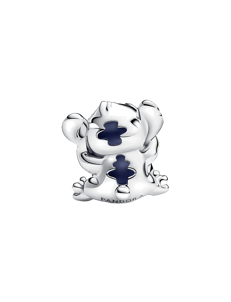Pandora - Disney Stitch birthday cake sterling silver charm with pink, purple, blue and black enamel - anhänger - purple - 2