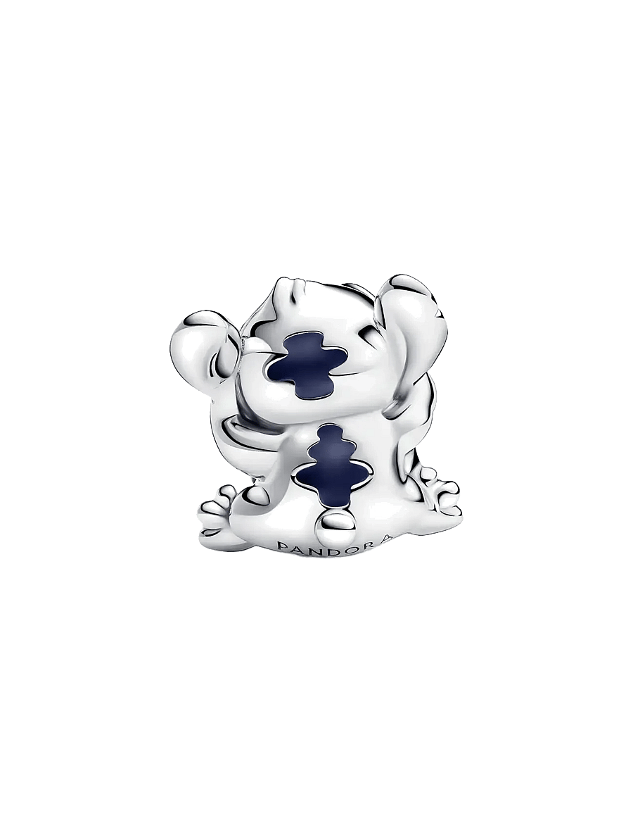 Pandora - Disney Stitch birthday cake sterling silver charm with pink, purple, blue and black enamel - pendentifs - purple - 2