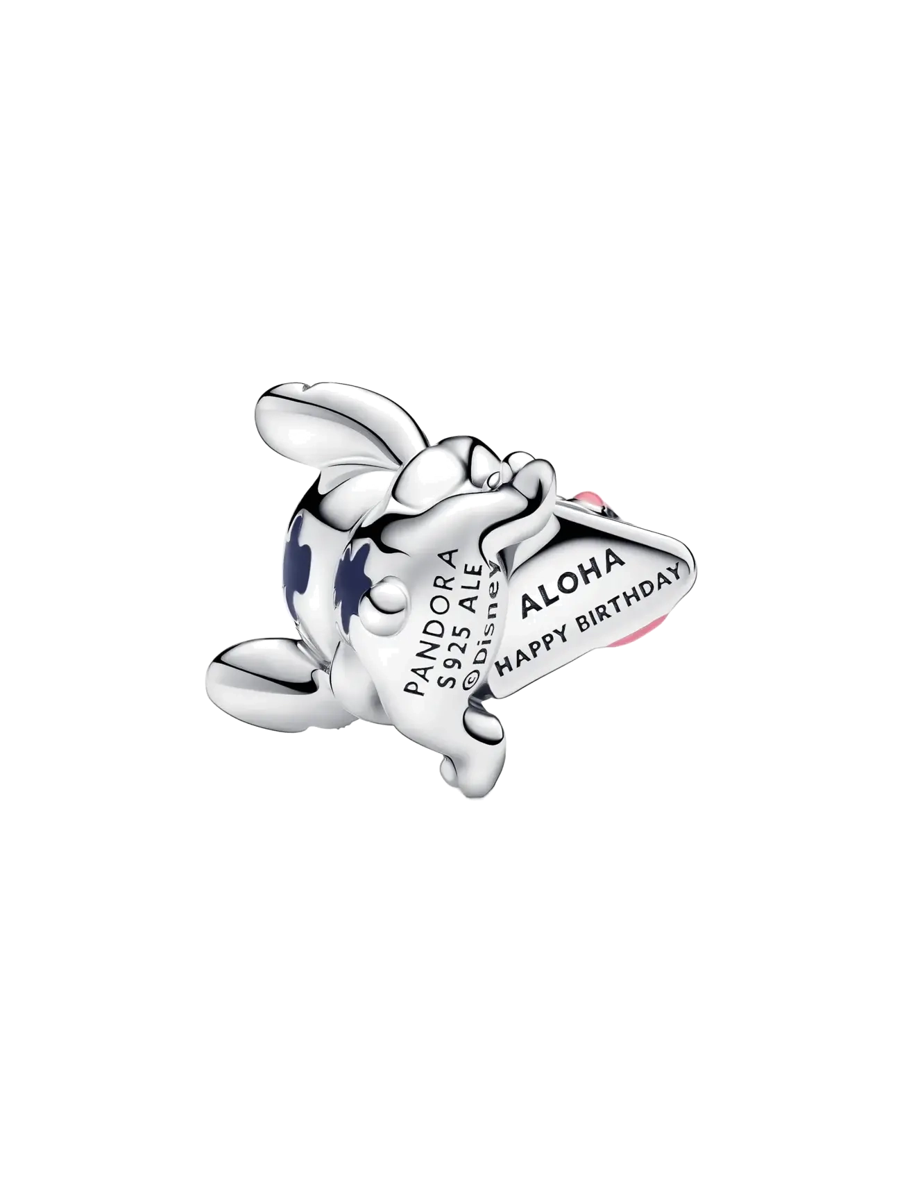 Pandora - Disney Stitch birthday cake sterling silver charm with pink, purple, blue and black enamel - pendentifs - purple - 3