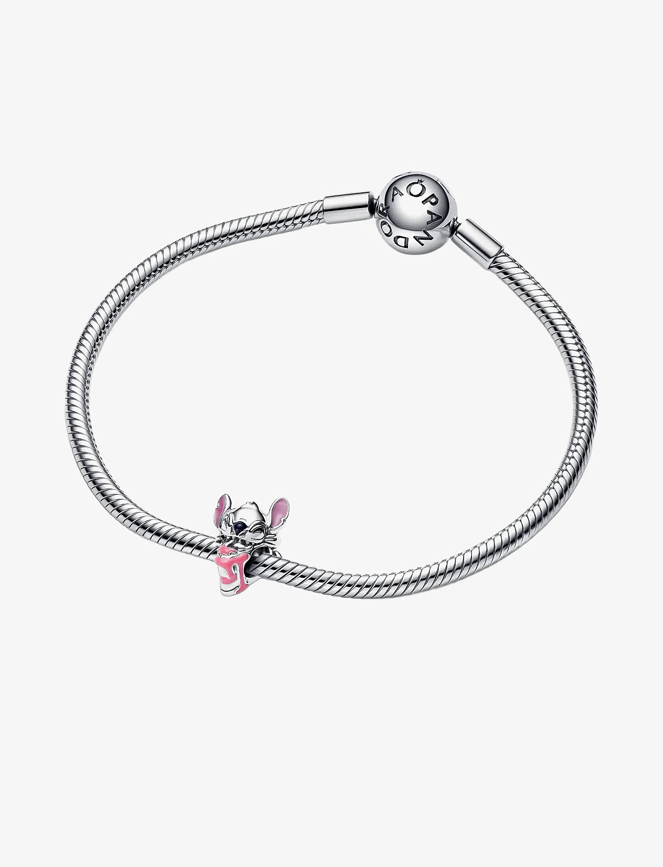 Pandora - Disney Stitch birthday cake sterling silver charm with pink, purple, blue and black enamel - pendants - purple - 4