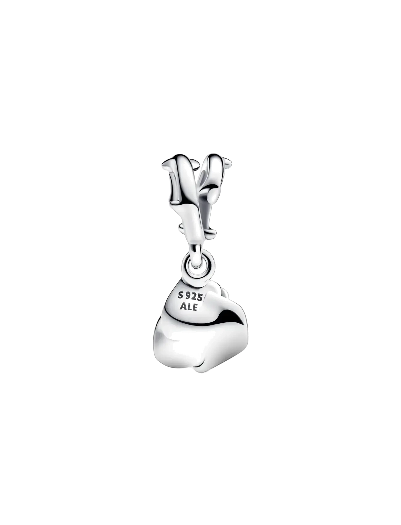 Pandora - Rose sterling silver dangle - pendants - no color - 2