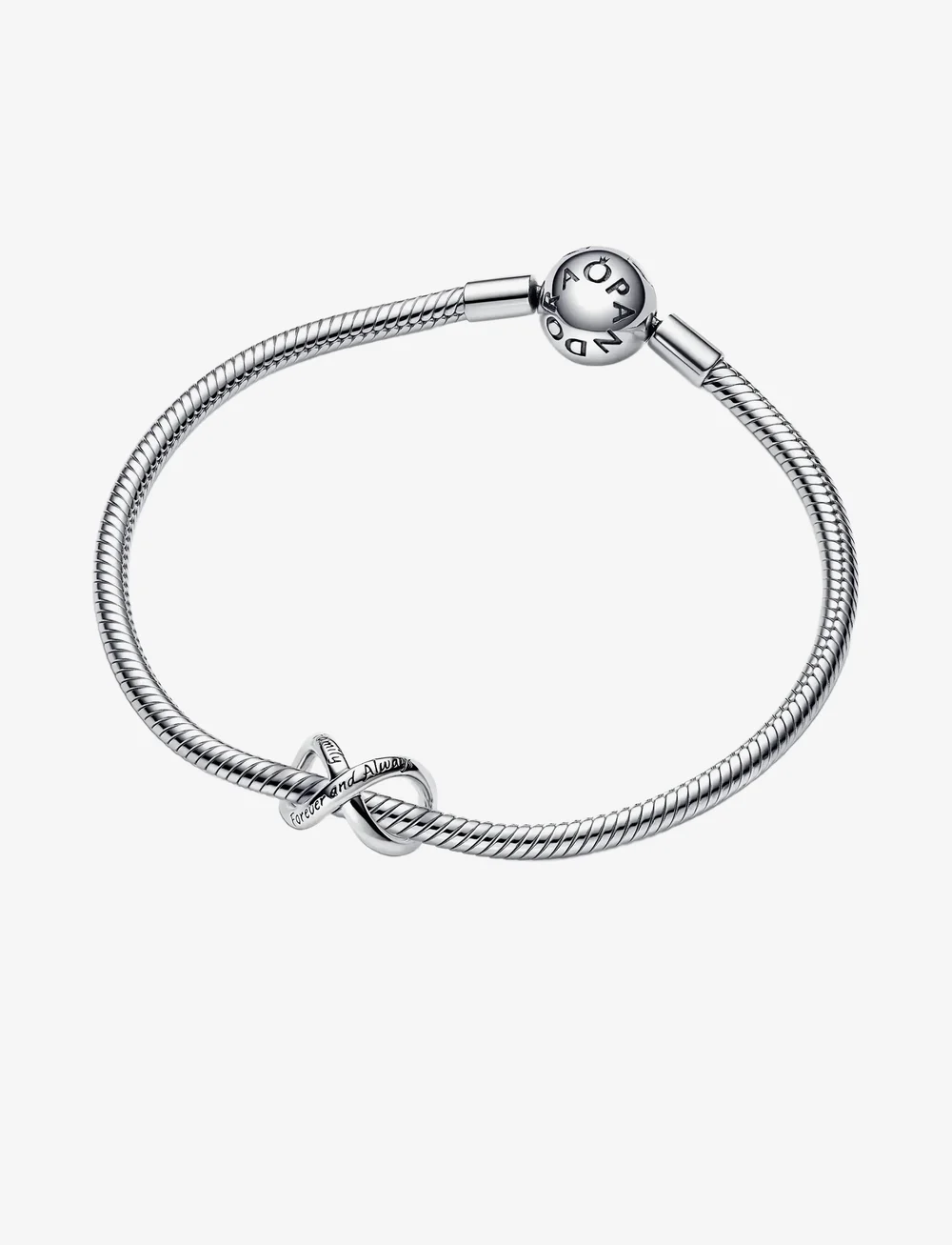 Pandora - Infinity symbol sterling silver charm - anhänger - no color - 2