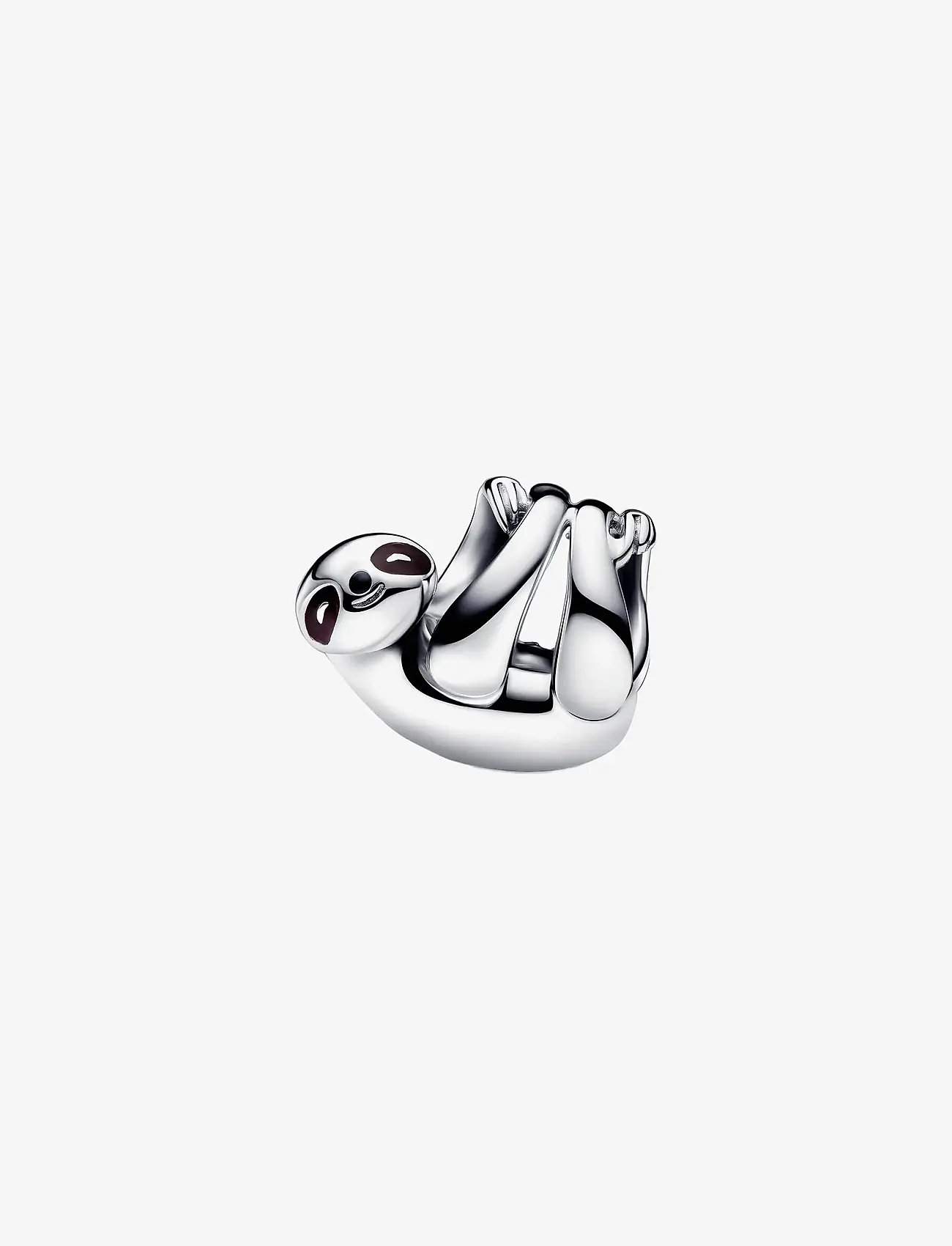 Pandora - Sloth sterling silver charm with brown and black enamel - anhänger - black - 1