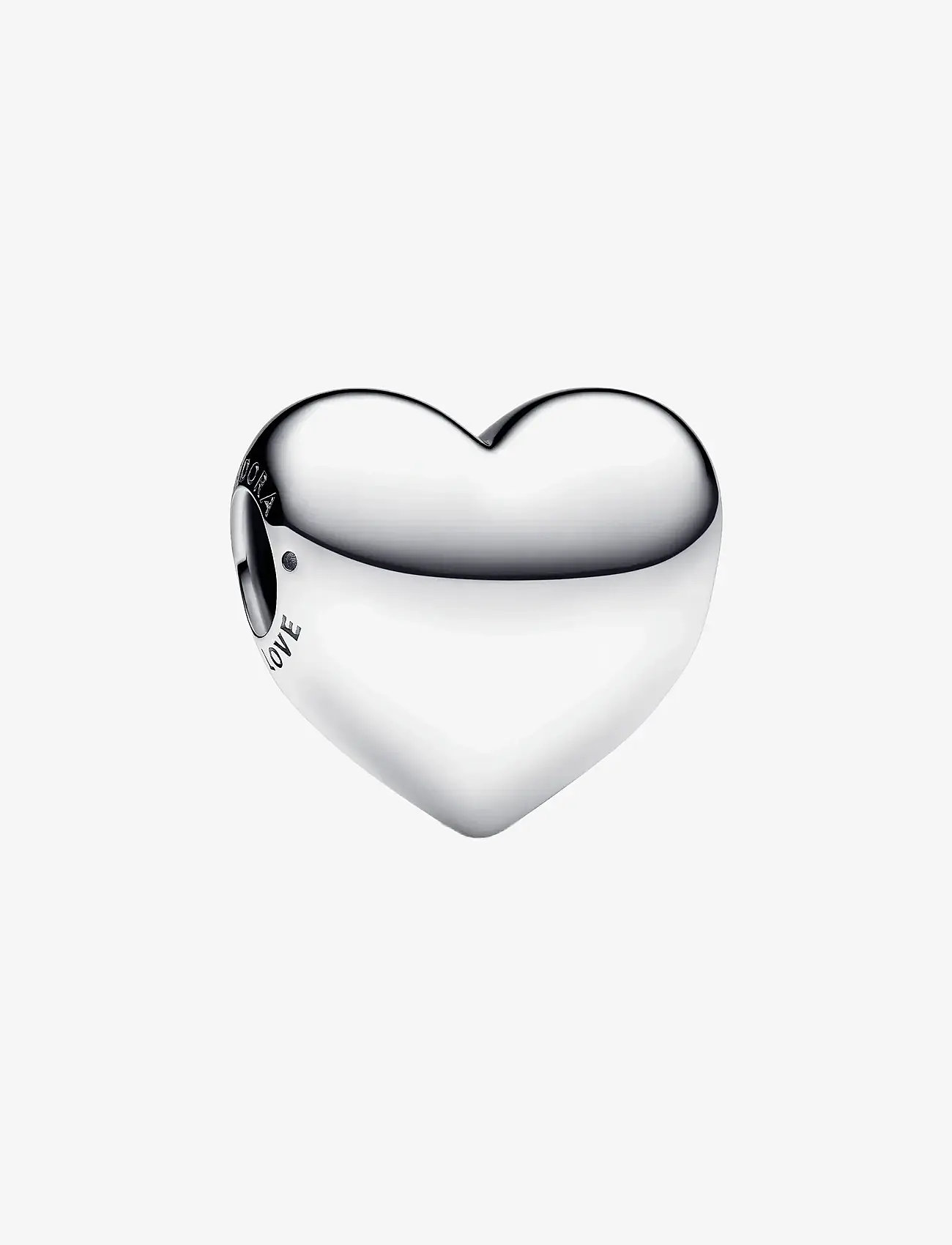 Pandora - Engravable large heart sterling silver charm - ripatsid - no color - 1