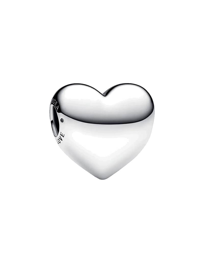 Pandora - Engravable large heart sterling silver charm - ripatsid - no color - 1