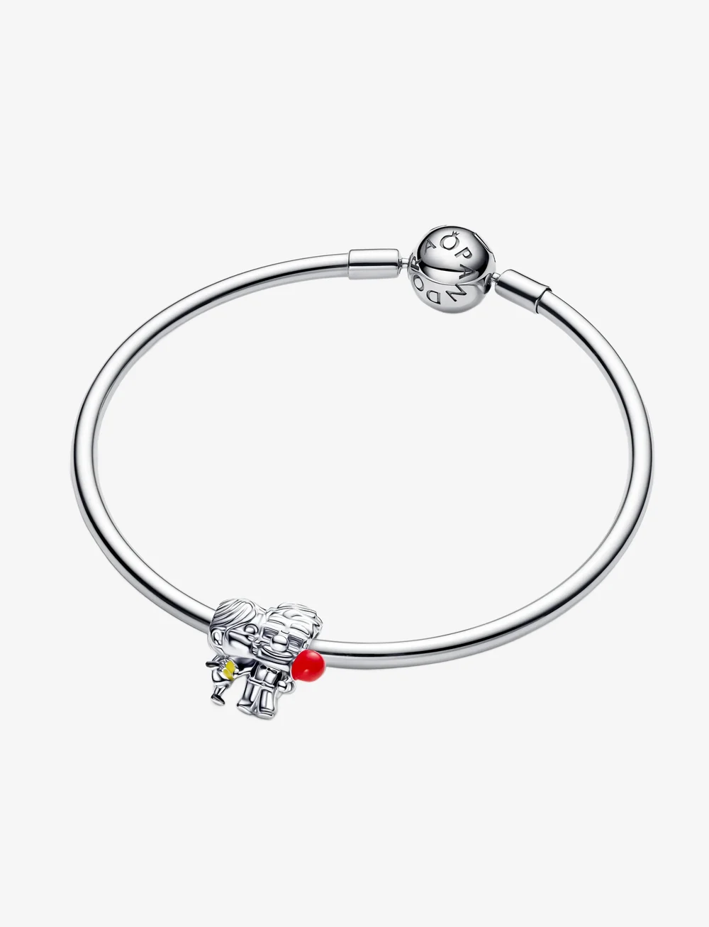 Pandora - Disney Up Carl & Ellie sterling silver charm with red, black and yellow enamel - ripatsid - red - 3