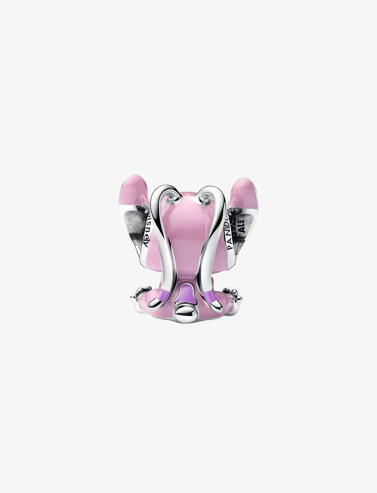 Pandora - Disney Angel sterling silver charm with purple and pink enamel - vedhæng - pink - 2