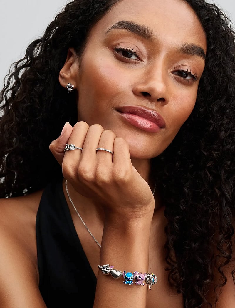 Pandora - Disney Angel sterling silver charm with purple and pink enamel - hängen & berlocker - pink - 4