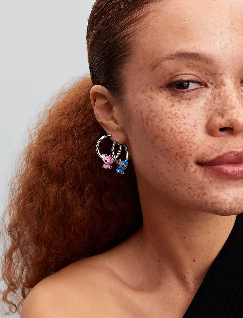 Pandora - Disney Angel sterling silver charm with purple and pink enamel - hängen & berlocker - pink - 5