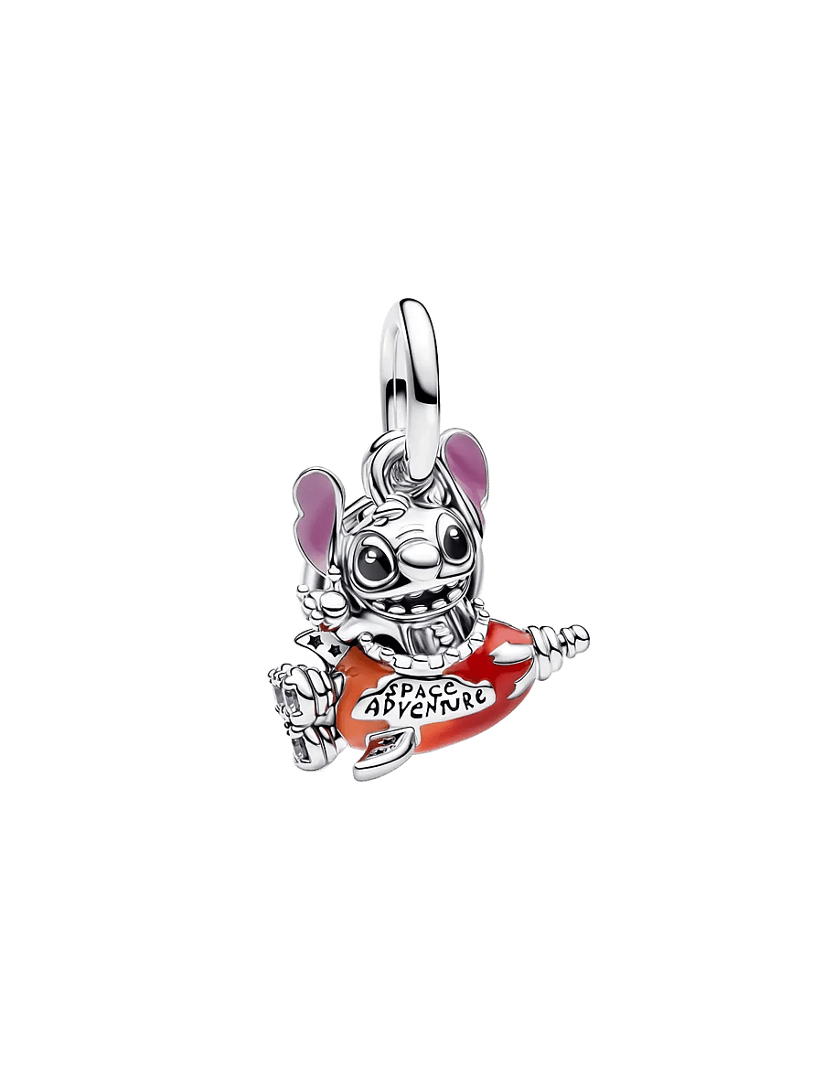 Pandora - Disney Stitch Rocket Ship Dangle Charm - hängen & berlocker - orange - 1