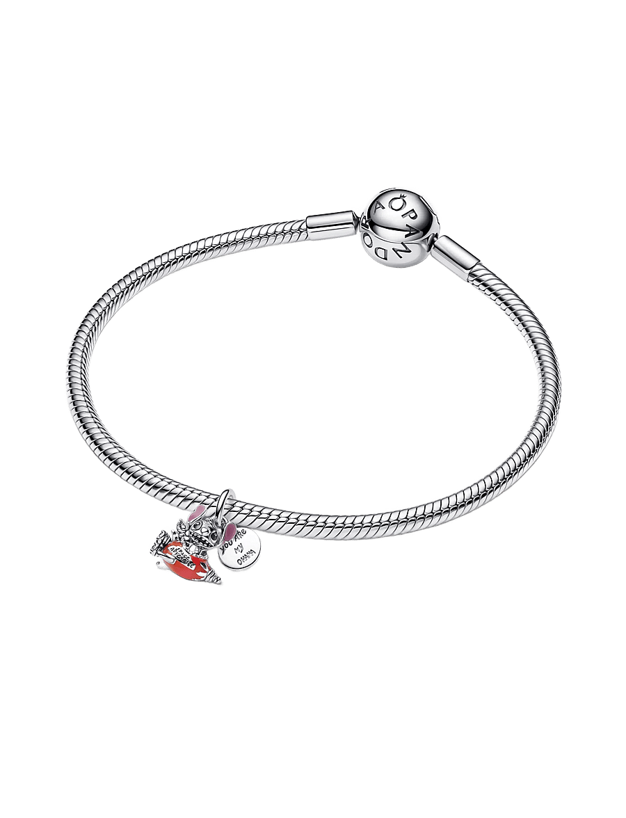 Pandora - Disney Stitch Rocket Ship Dangle Charm - hängen & berlocker - orange - 3