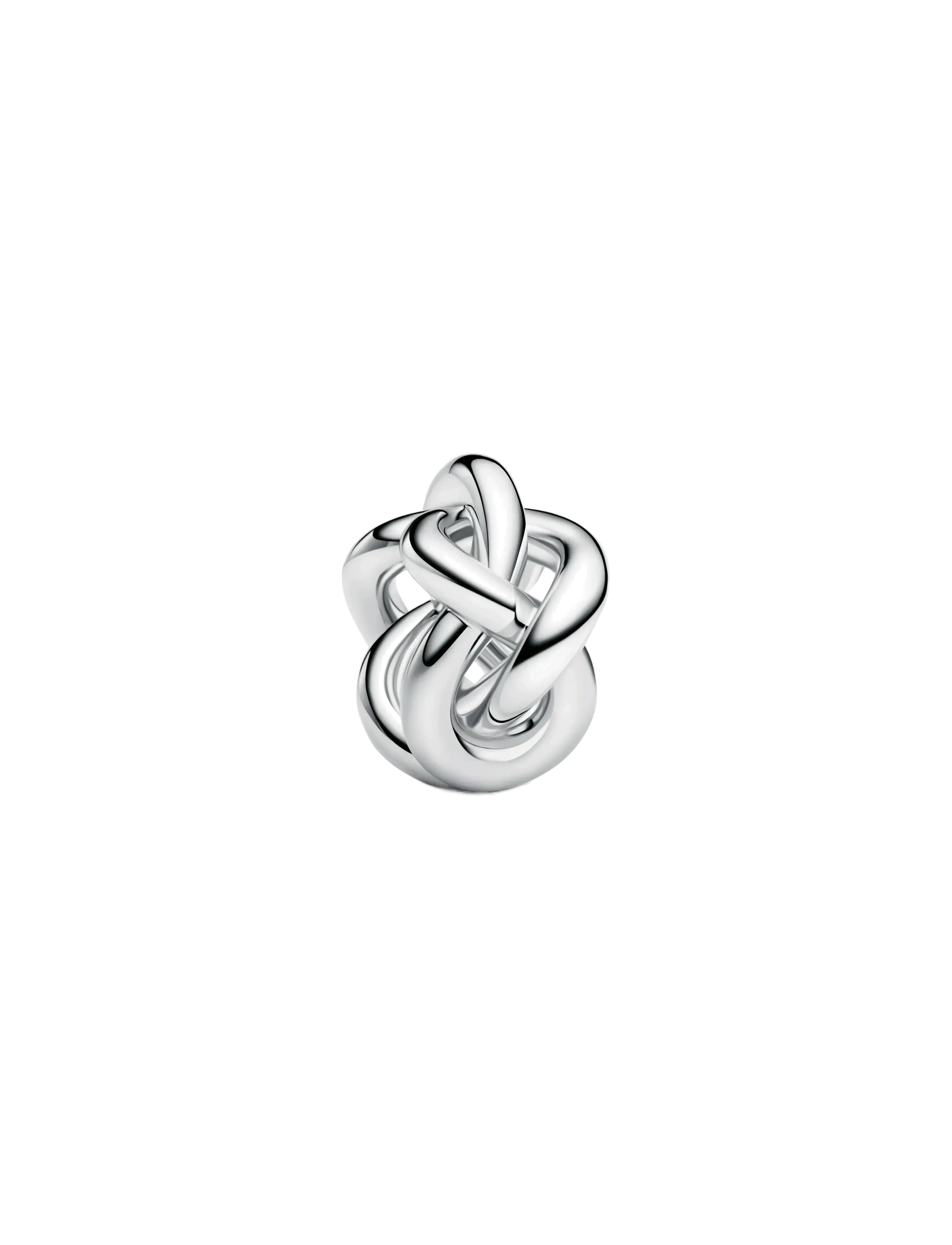 Infinity knot sterling silver charm - NO COLOR