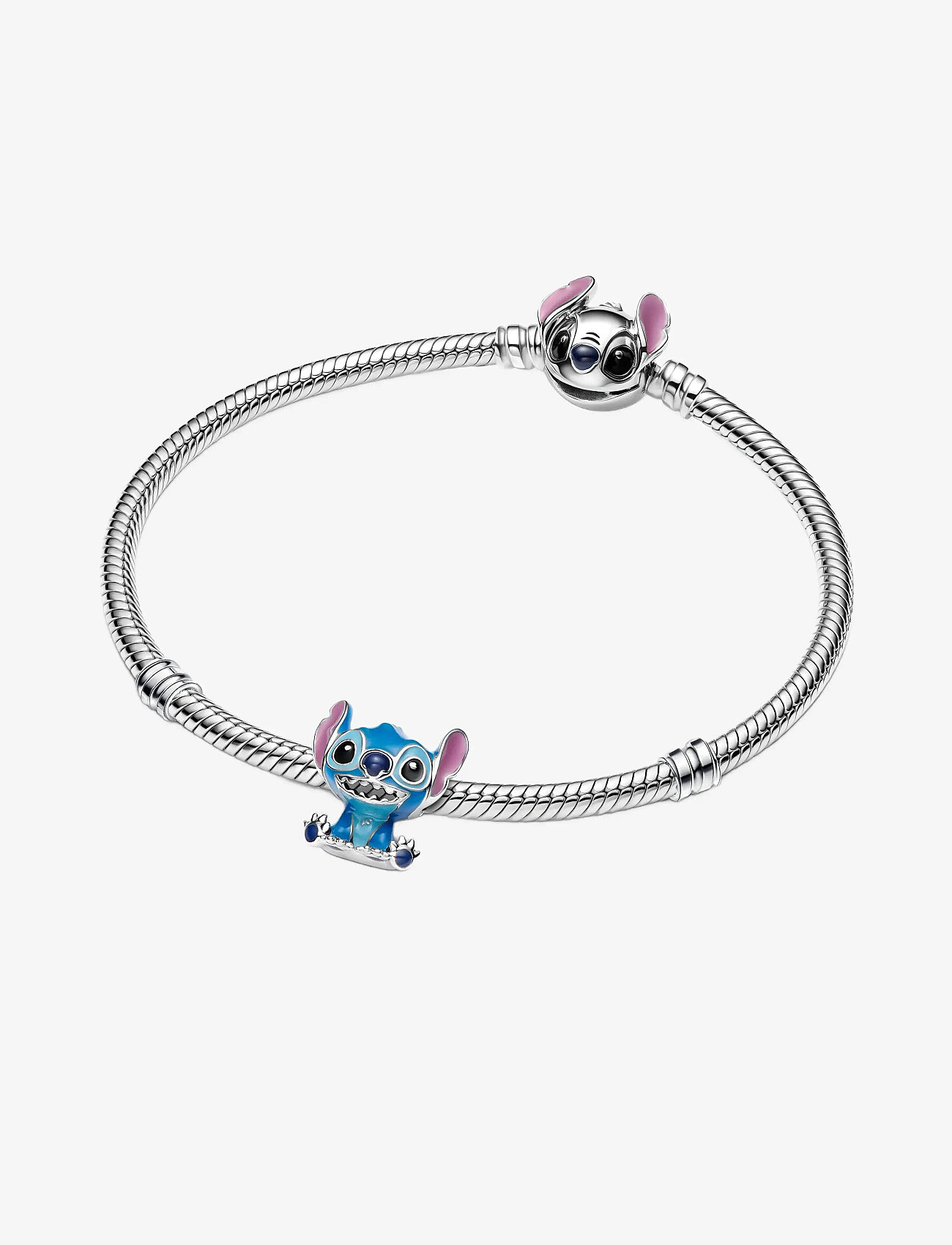 Pandora - Disney Stitch sterling silver charm with purple, blue and black enamel - anhänger - blue - 3