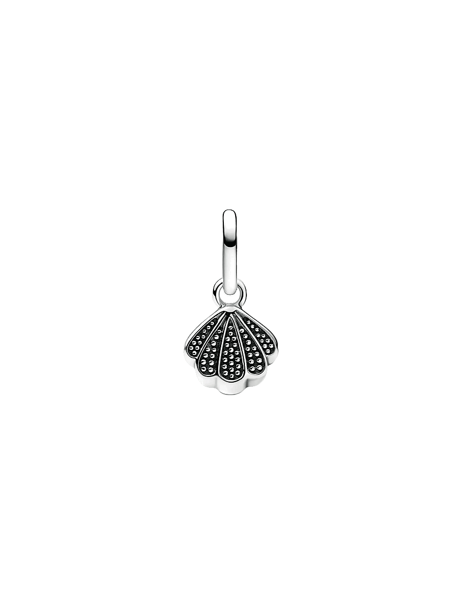 Pandora - Shell sterling silver mini dangle with clear cubic zirconia - anhänger - clear - 2