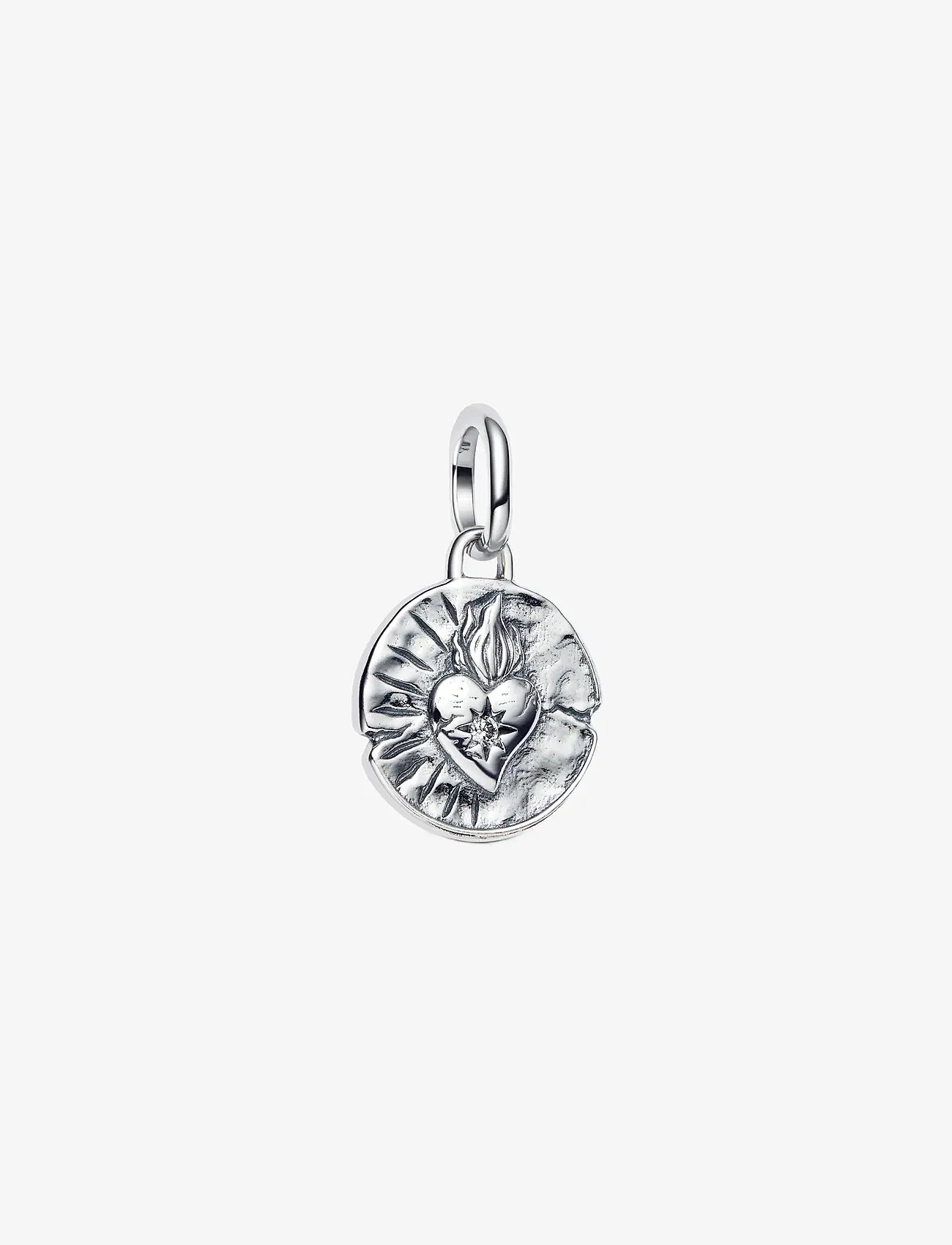 Pandora - Heart Medallion Charm - anhänger - clear - 1