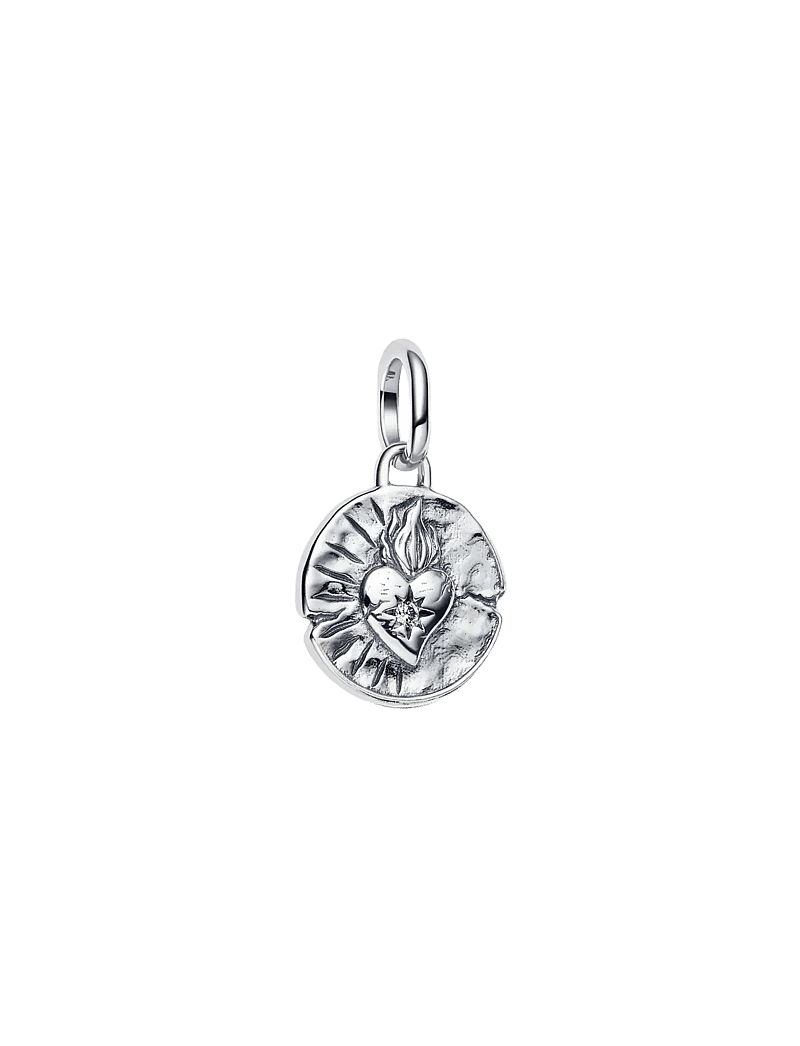 Pandora - Heart Medallion Charm - anhänger - clear - 1