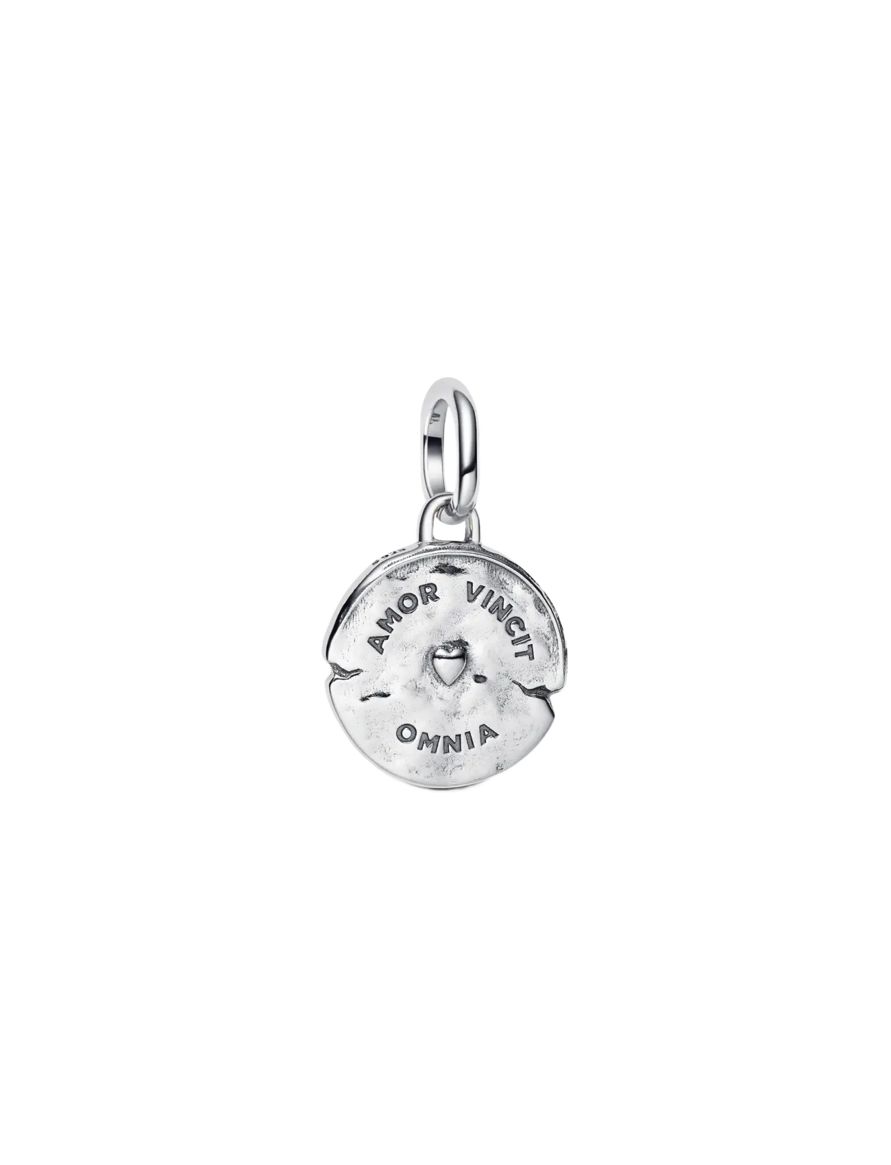 Pandora - Heart Medallion Charm - vedhæng - clear - 2