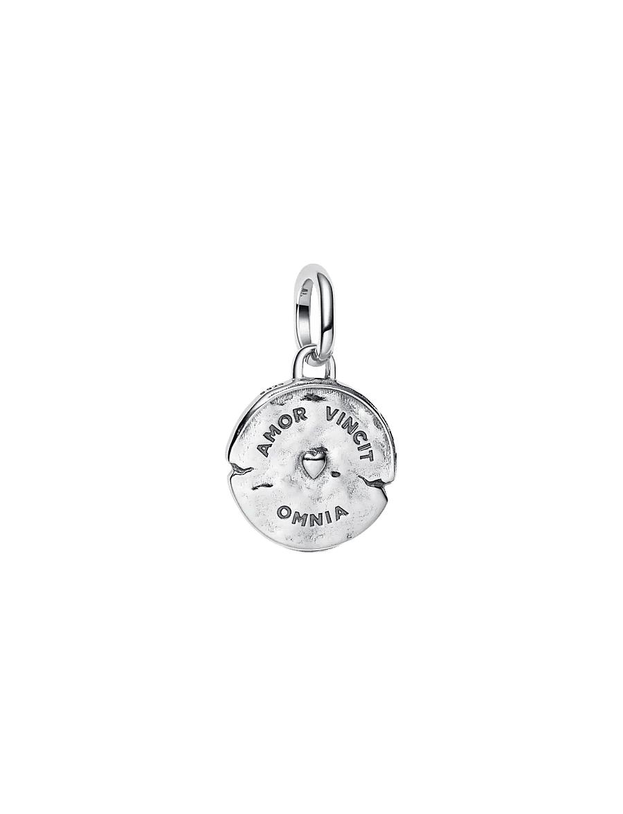 Pandora - Heart Medallion Charm - pendentifs - clear - 2
