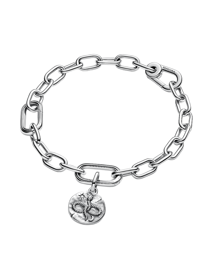 Pandora - Infinity Snake Medallion Charm - pendentifs - clear - 3