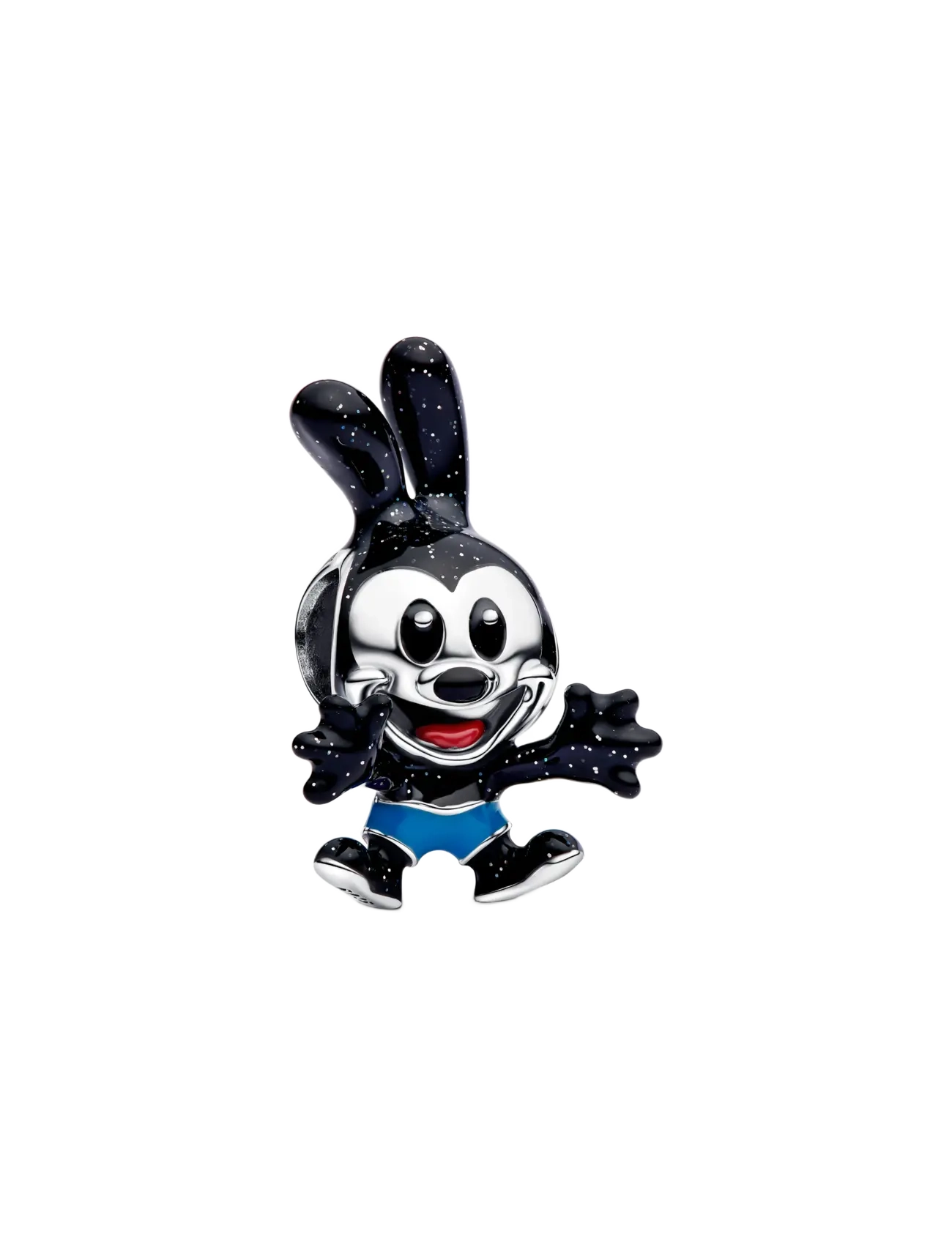 Pandora Disney Oswald The Lucky Rabbit Charm - Smycken - BLACK / silver