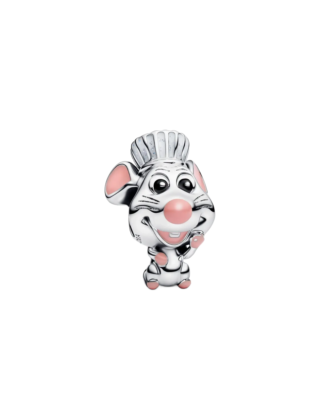 Pandora Disney Pixar Ratatouille Remy Charm - Charms - WHITE / silver