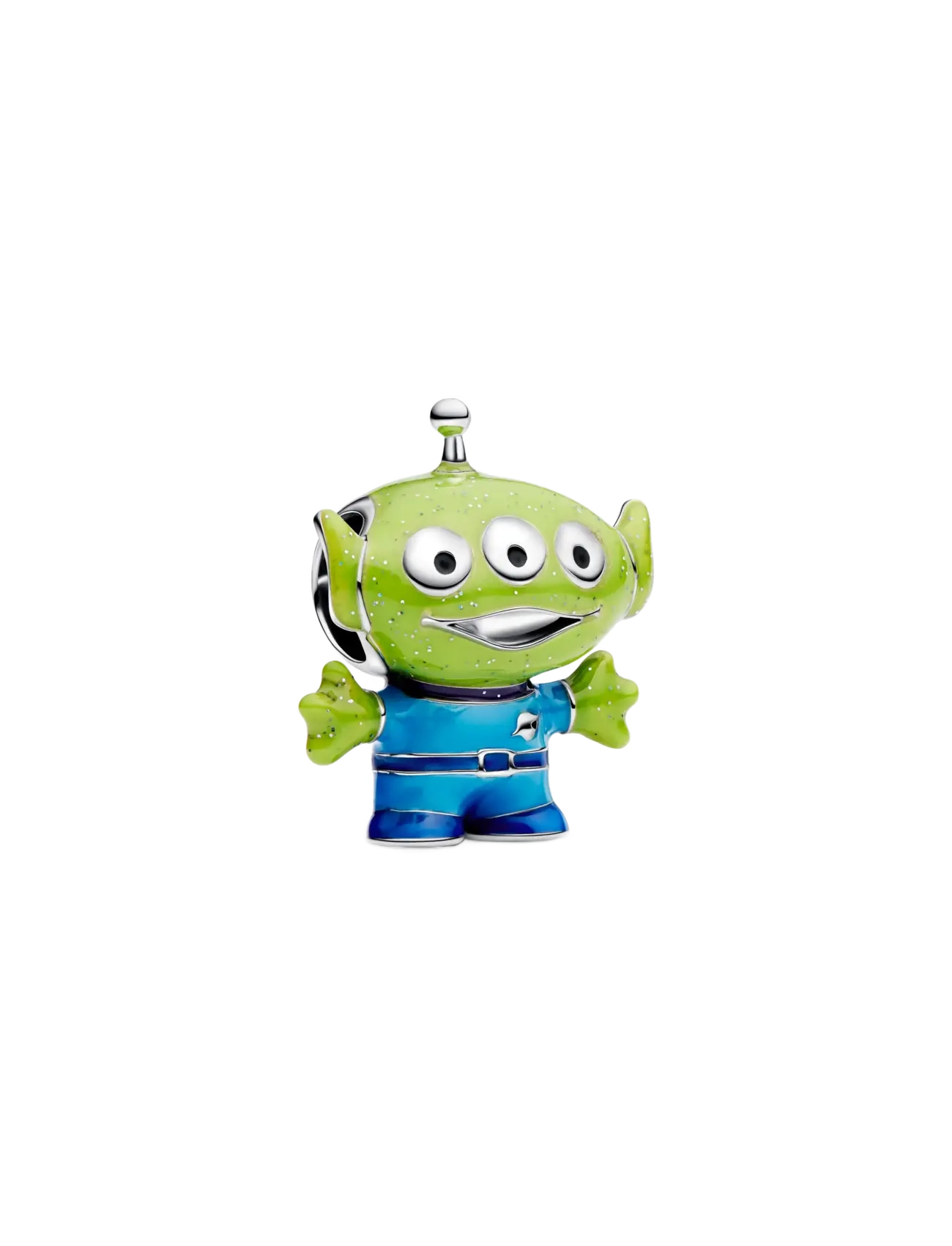 Pandora Disney Pixar Toy Story Little Green Men Charm - Samarbejder - GREEN / green